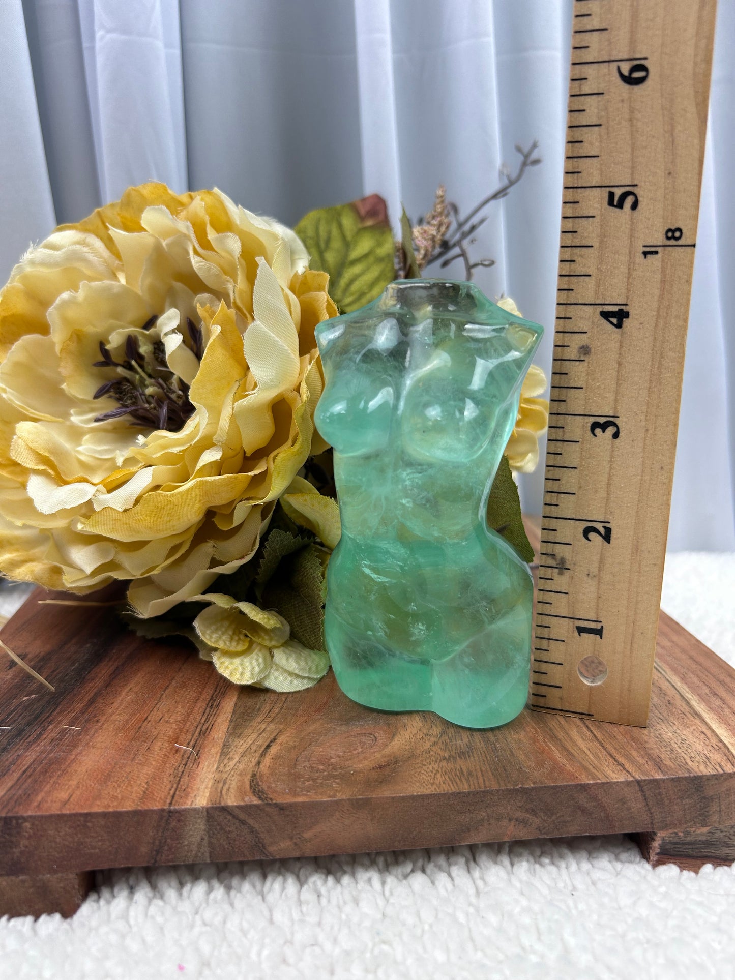 Green Fluorite Goddess Torso