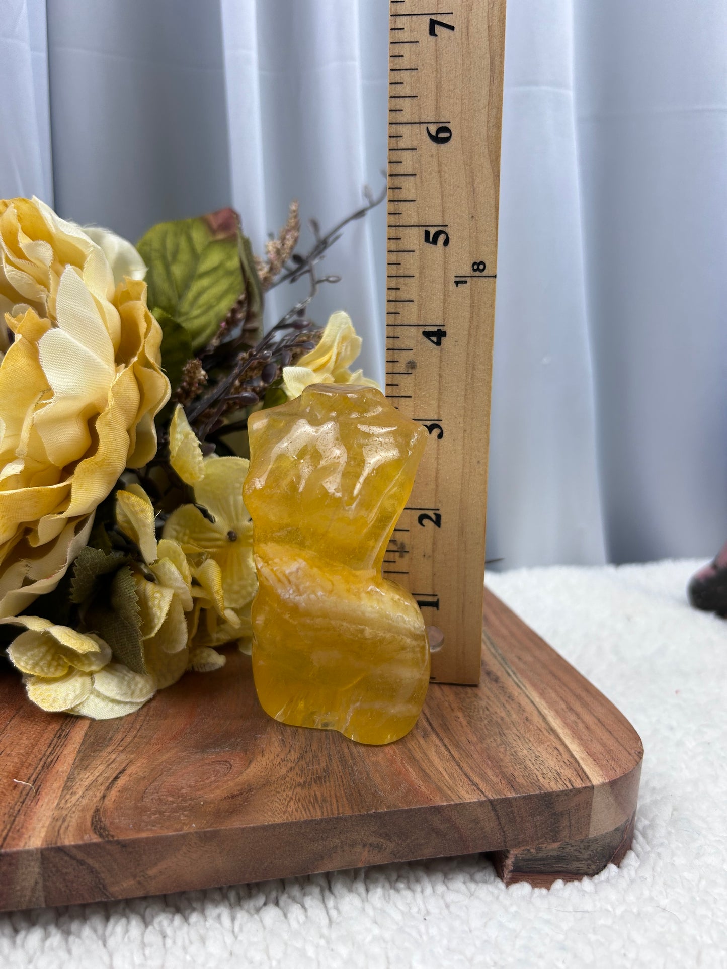 Yellow Fluorite Goddess Torso