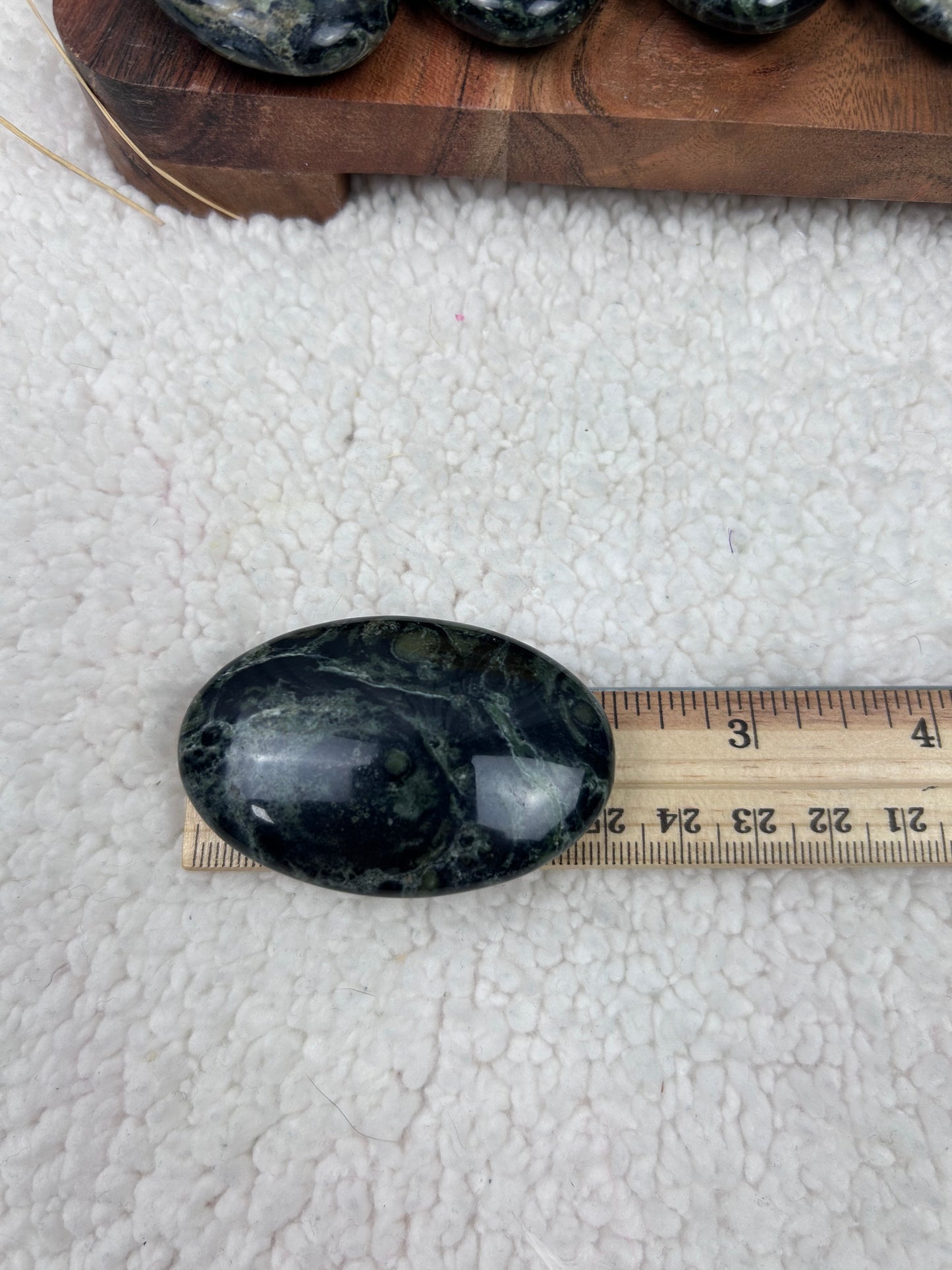 One (1) Kambaba Jasper Palm Stone - Intuitively Chosen