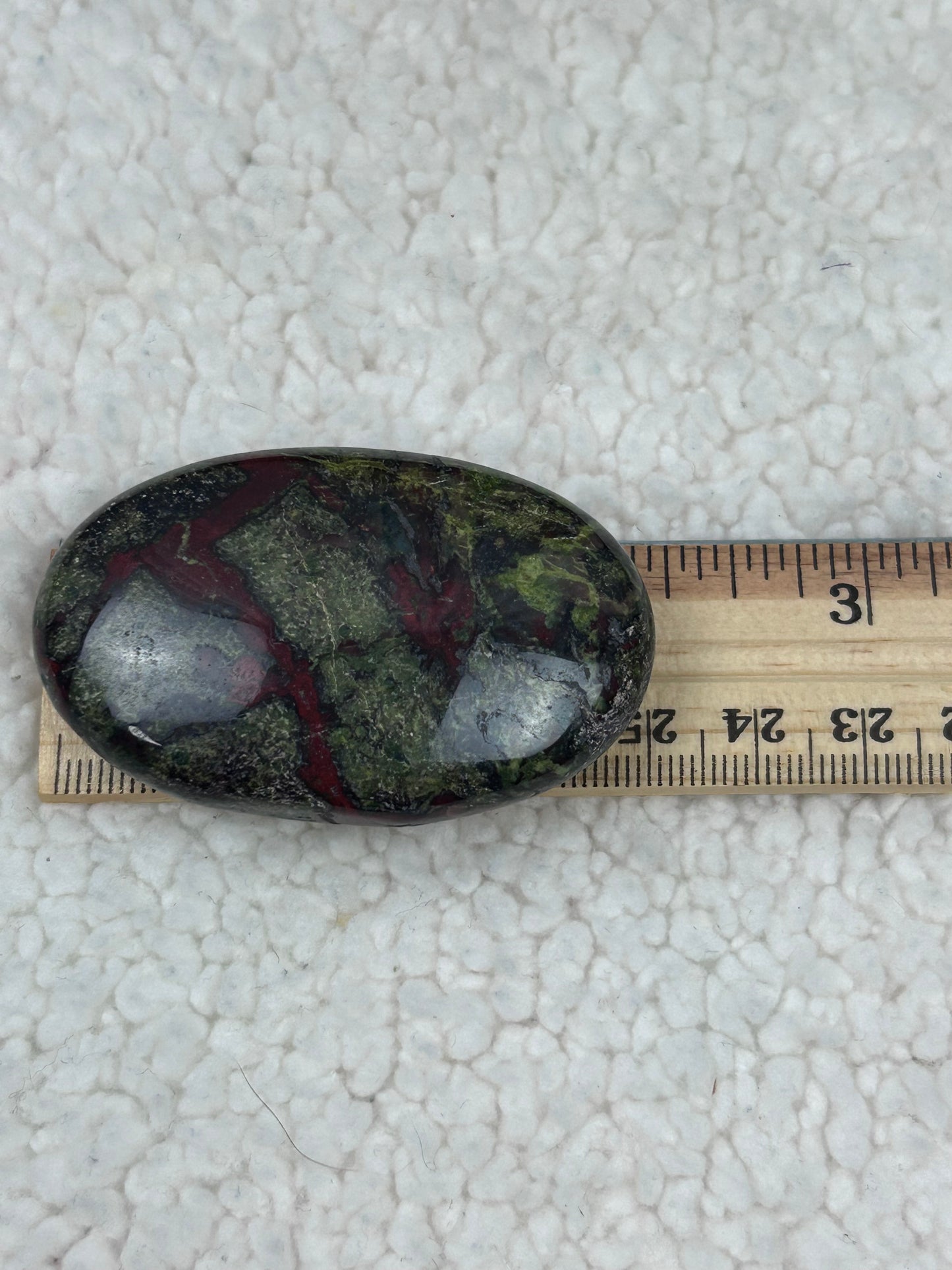 One (1) Dragons Blood Palm Stone - Intuitively Chosen