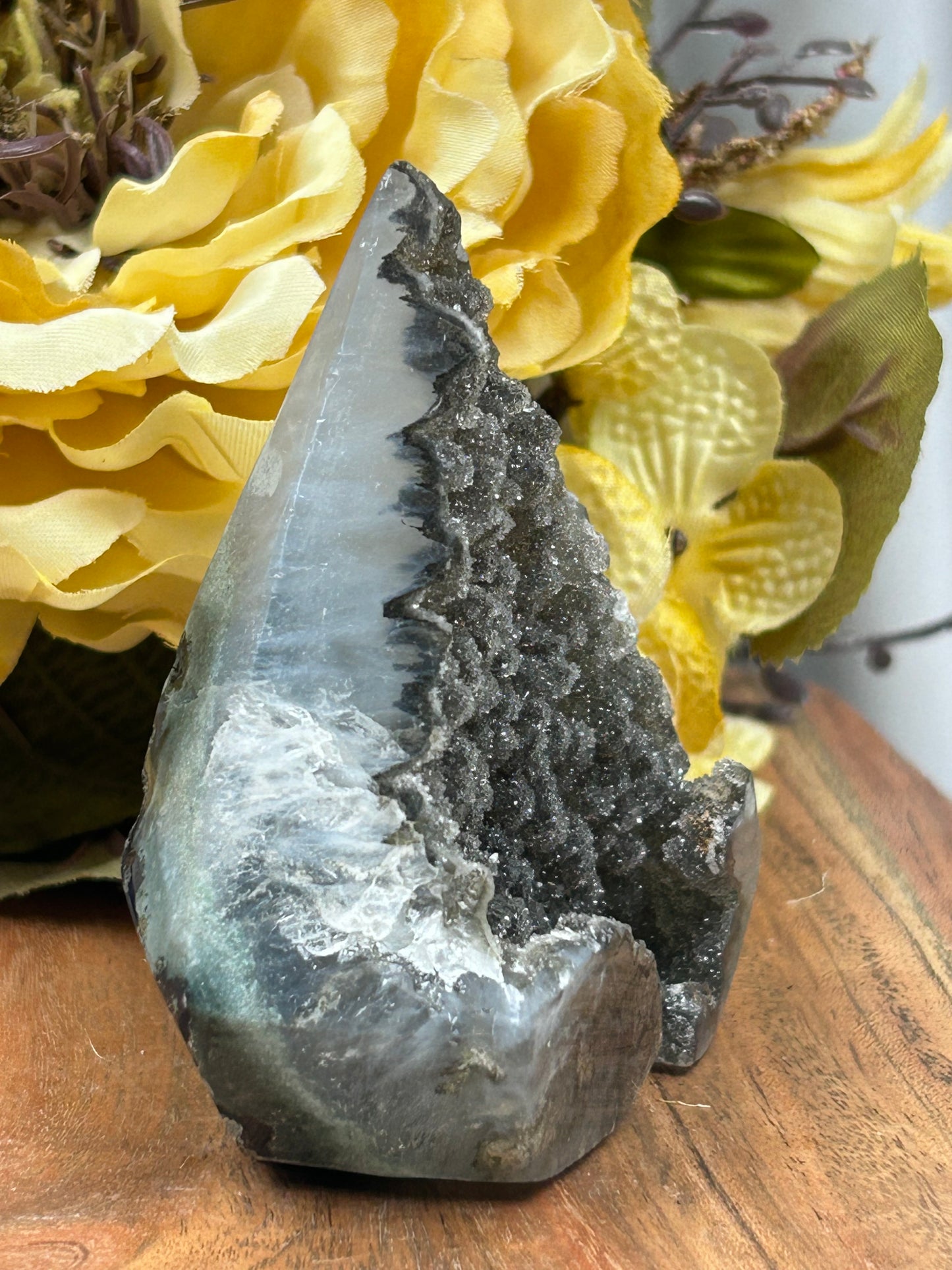 Sugar Druzy Agate Diamond