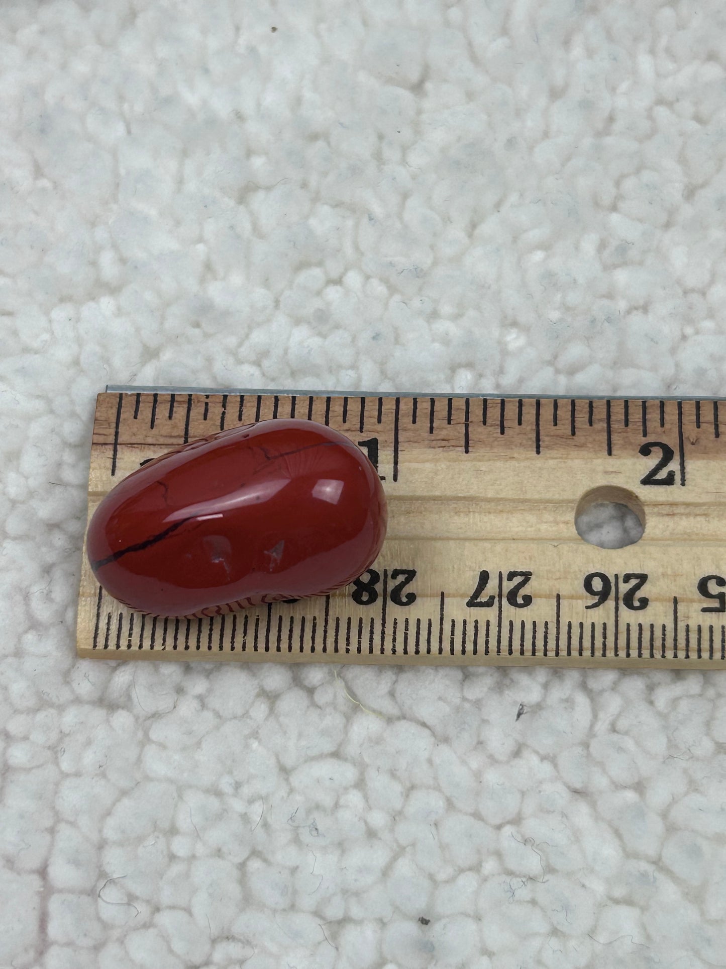 One (1) Red Jasper Medium Tumble - Intuitively Chosen
