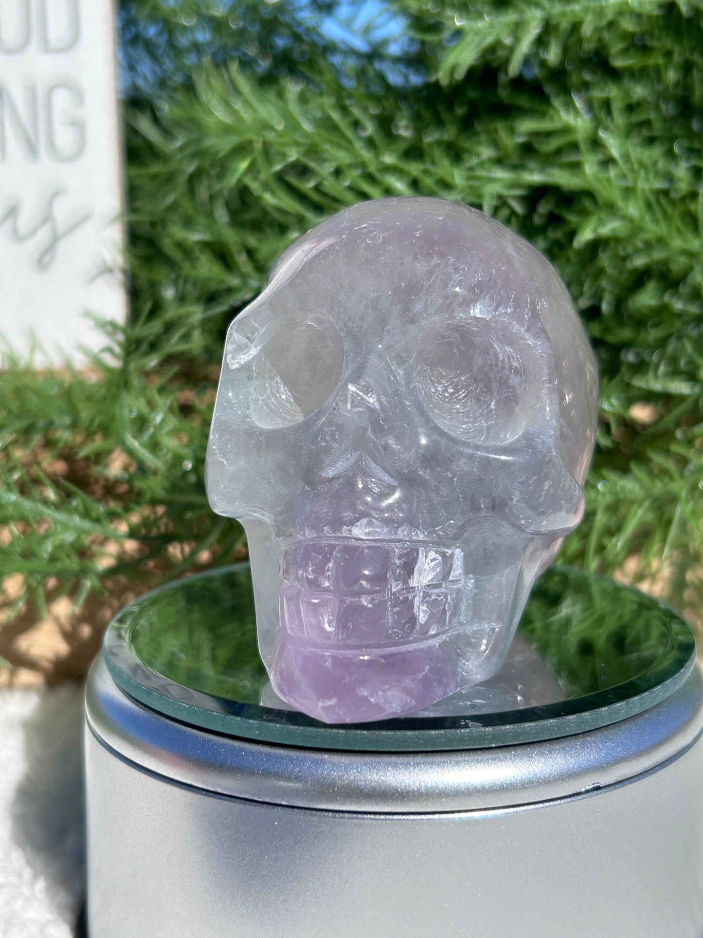 Fluorite Skull