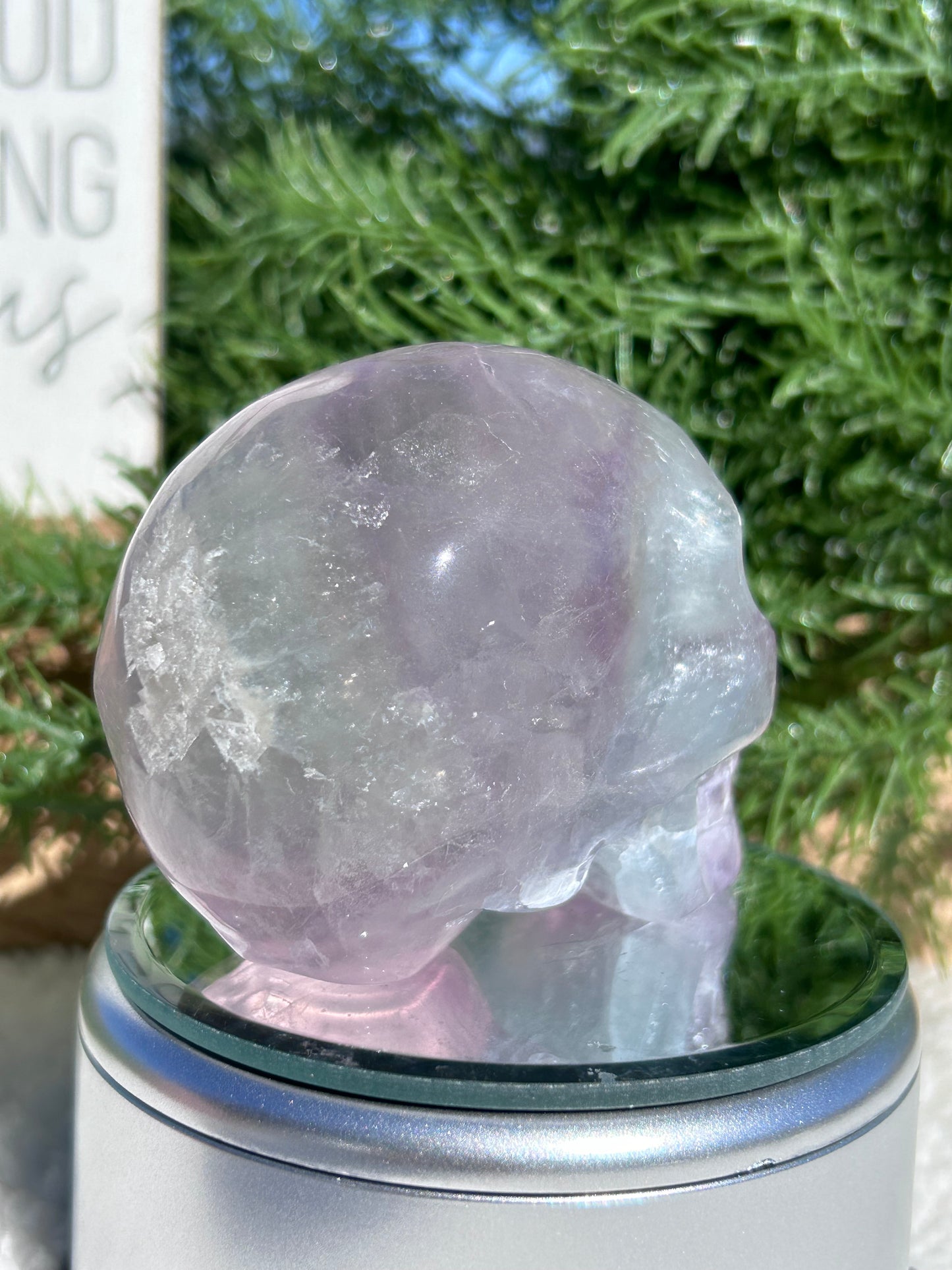 Fluorite Skull