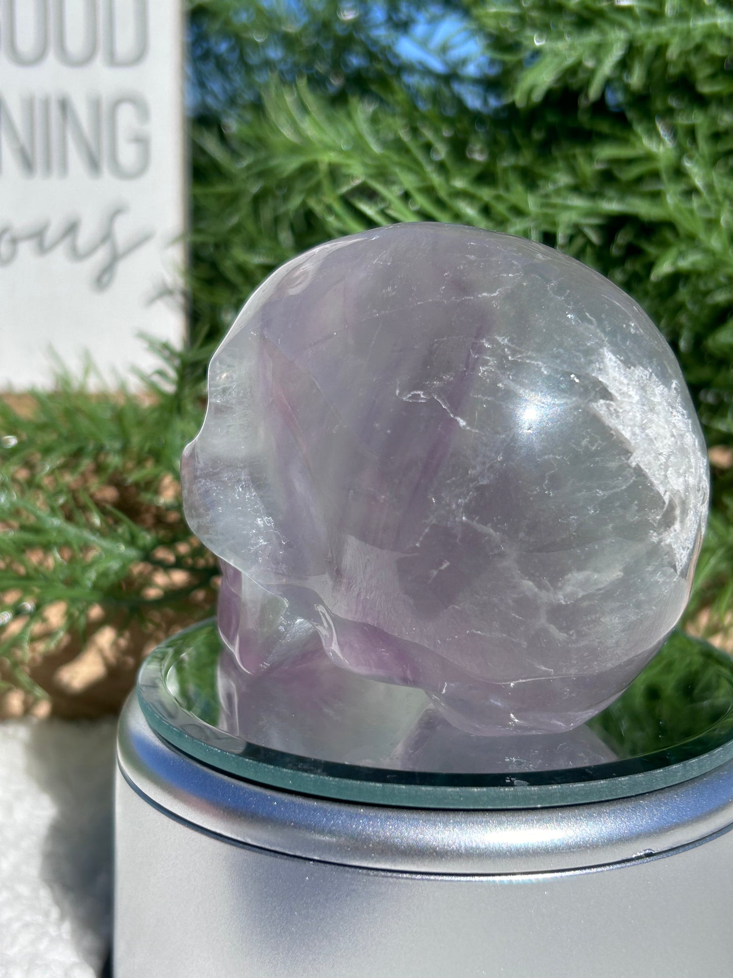 Fluorite Skull