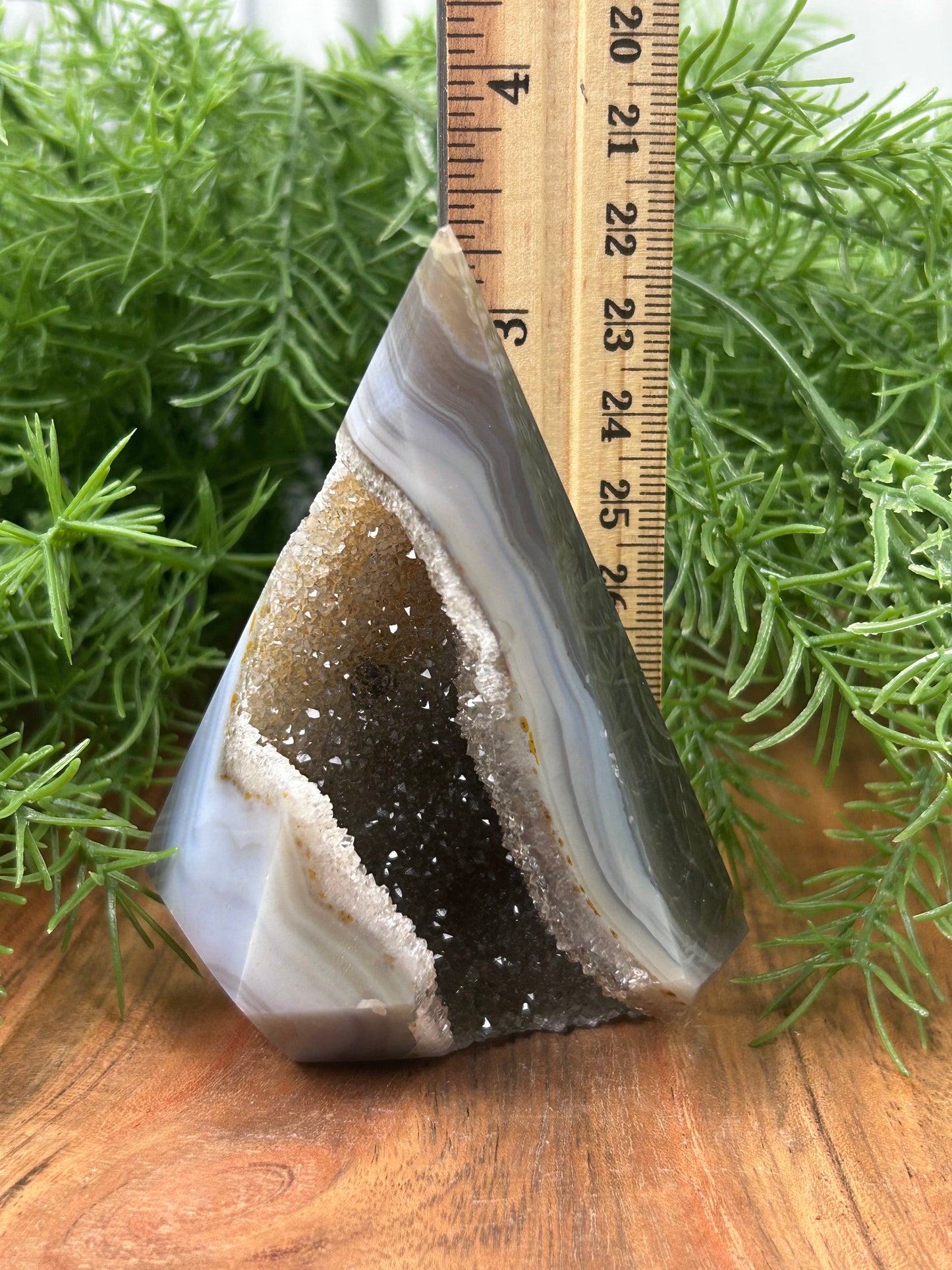 Sugar Druzy Agate Diamond