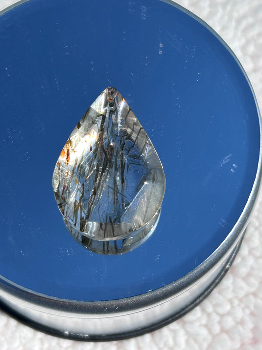 Rutilated Quartz Tear Drop High Quality