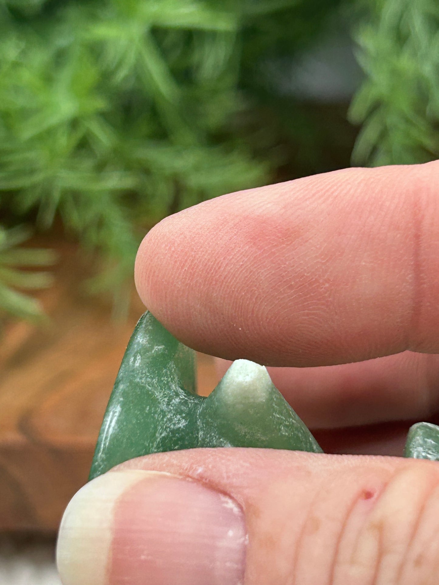 Green Aventurine Screaming Mushroom