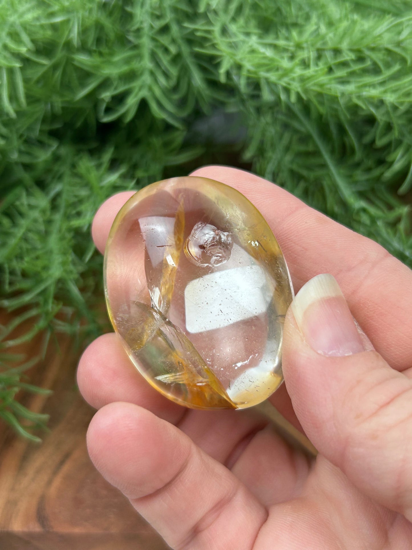 Golden Healer Palm Stone