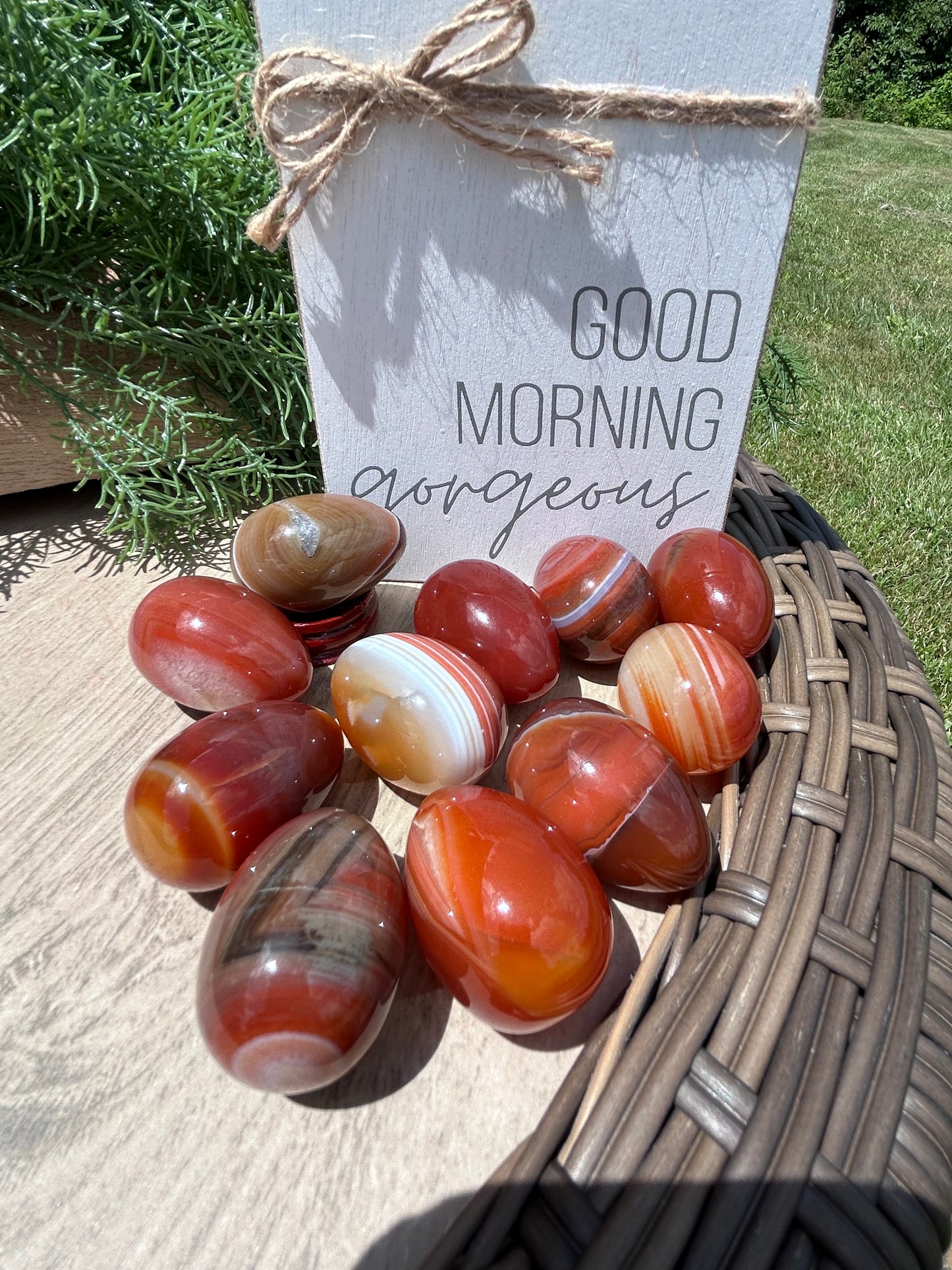 1 (One) Carnelian Egg