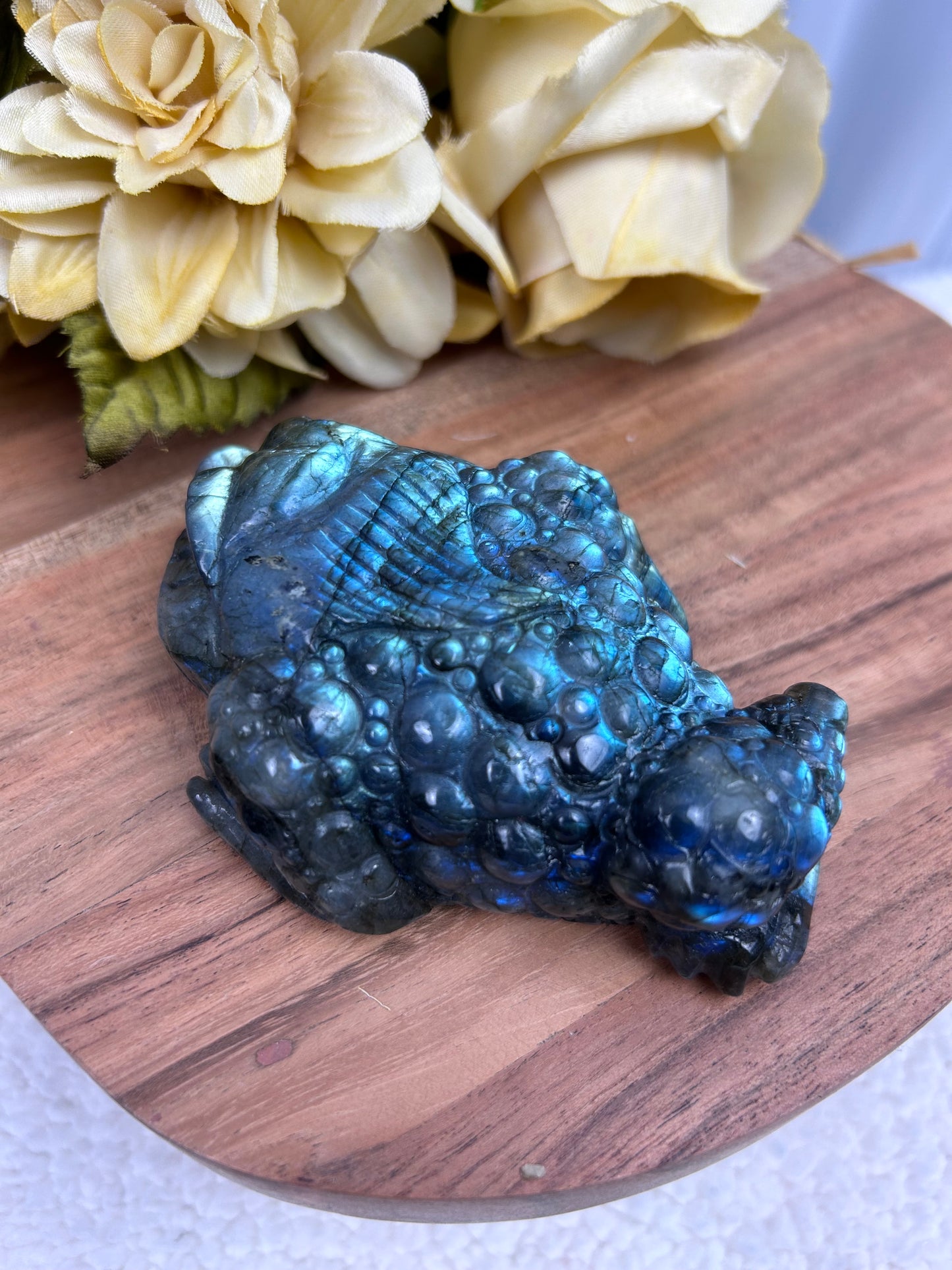 Labradorite Money Toad (Hand Carved)