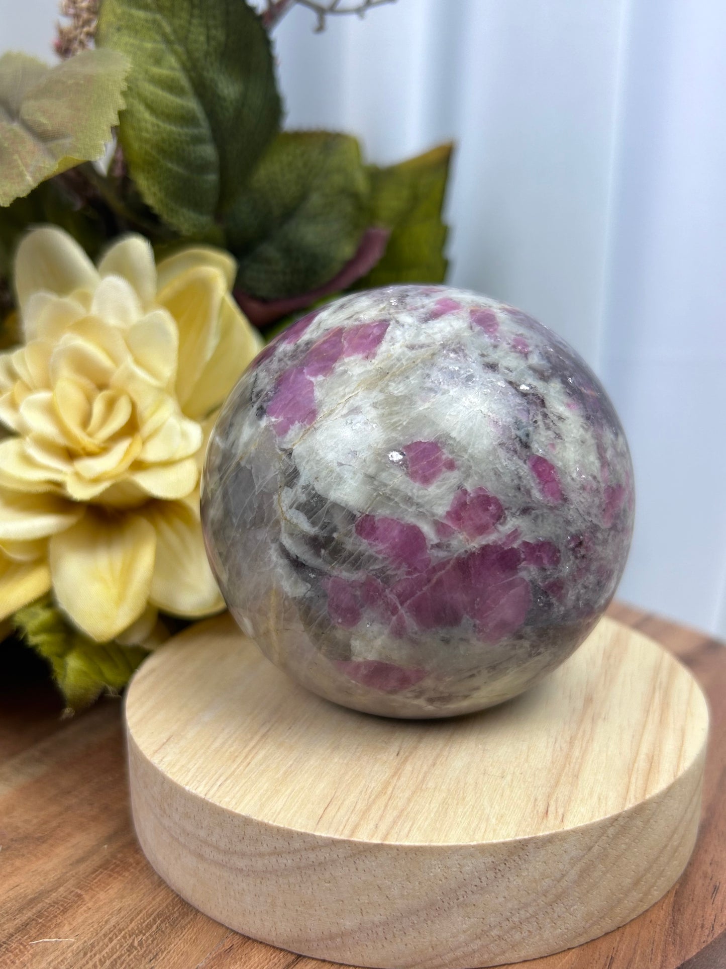 Pink Tourmaline Sphere