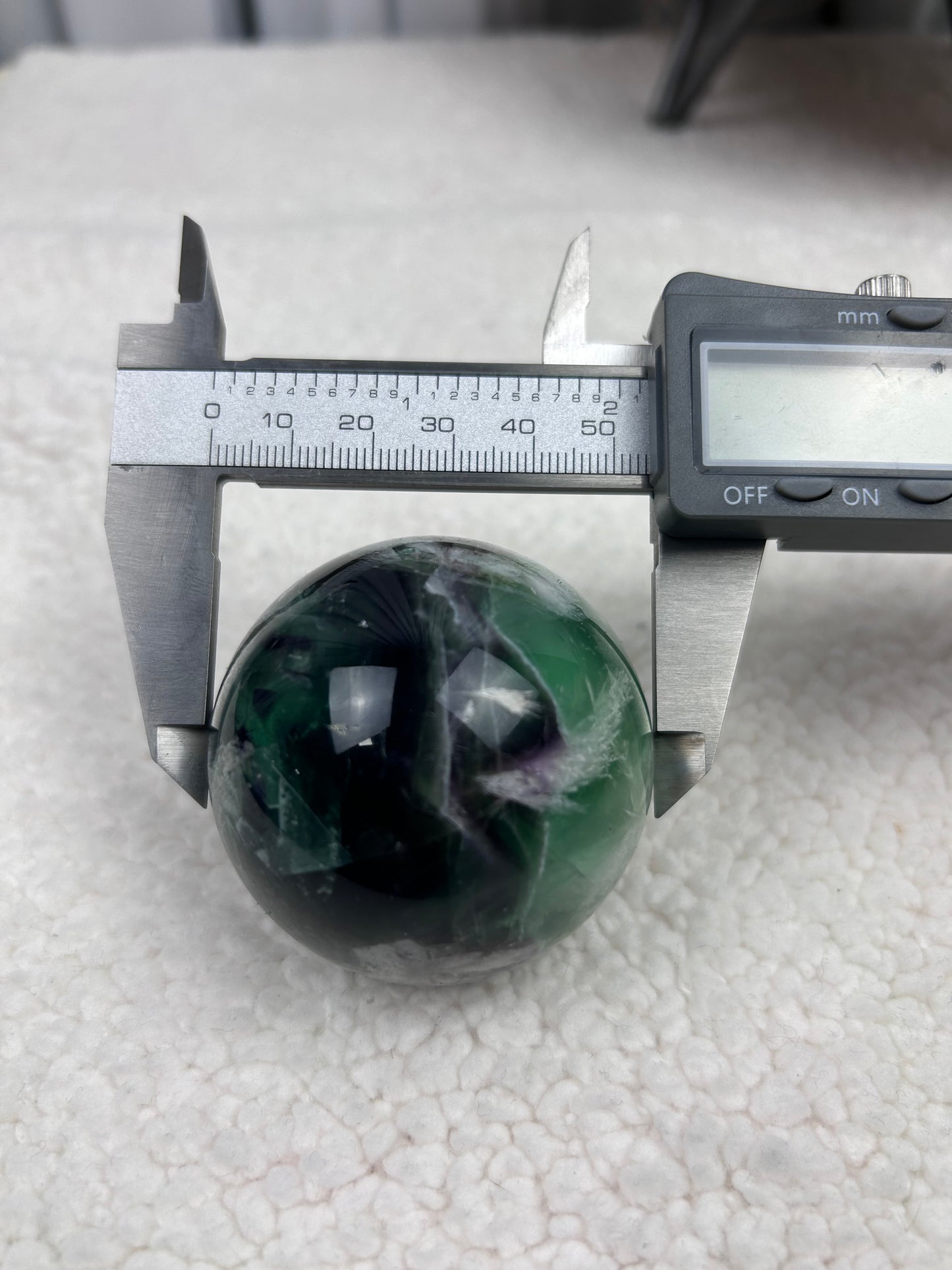 Feather Fluorite Sphere 2