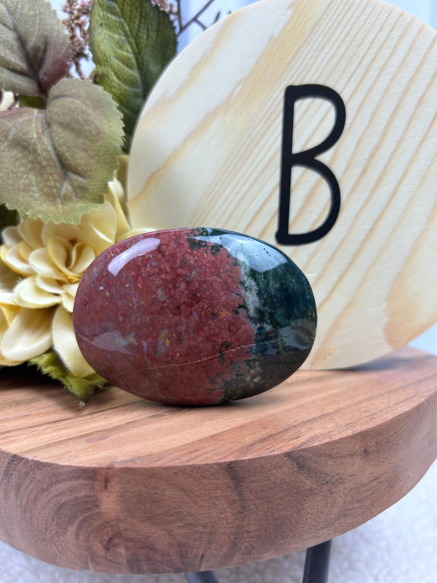 Sea Jasper Palm Stone B
