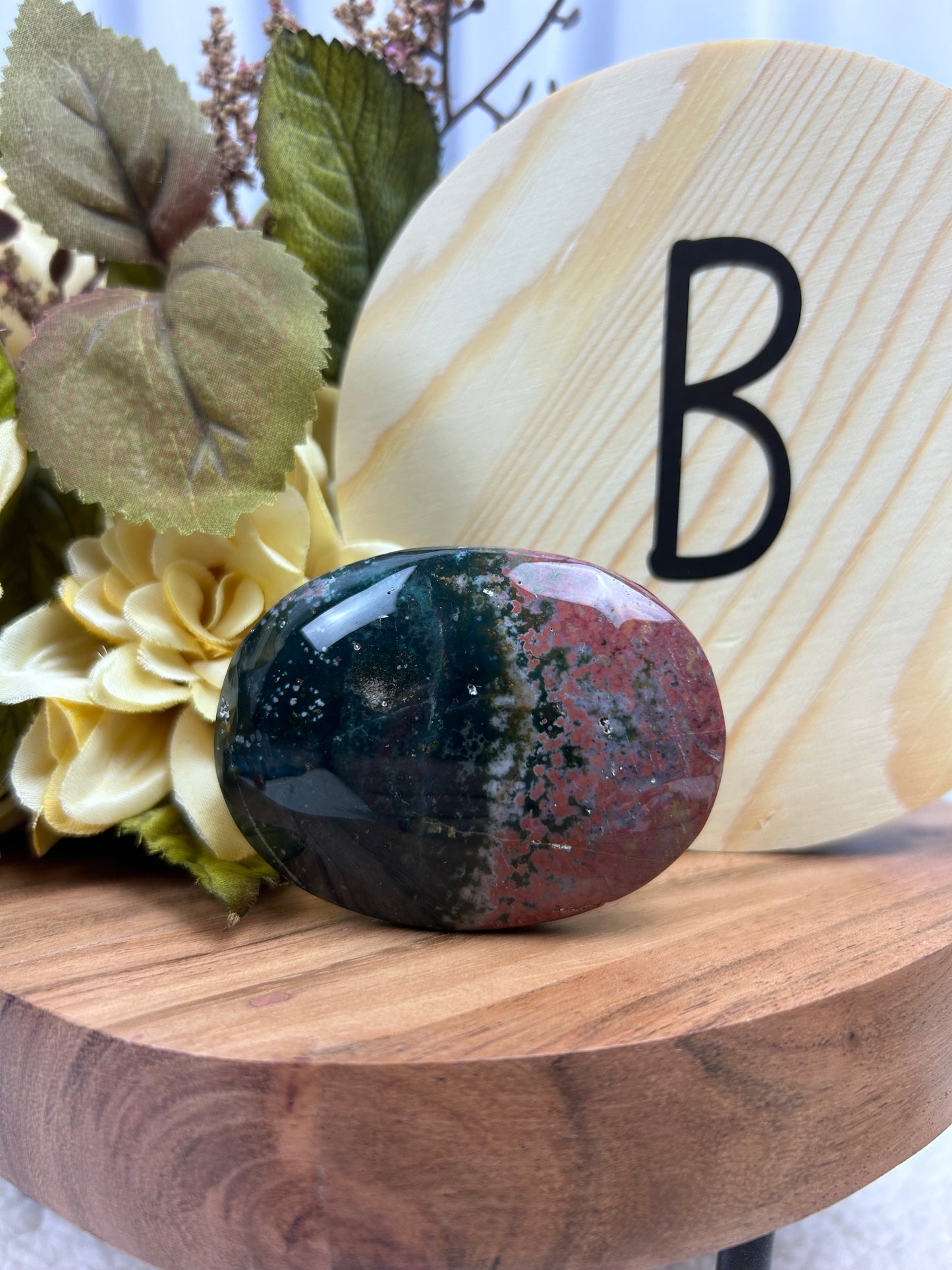 Sea Jasper Palm Stone B