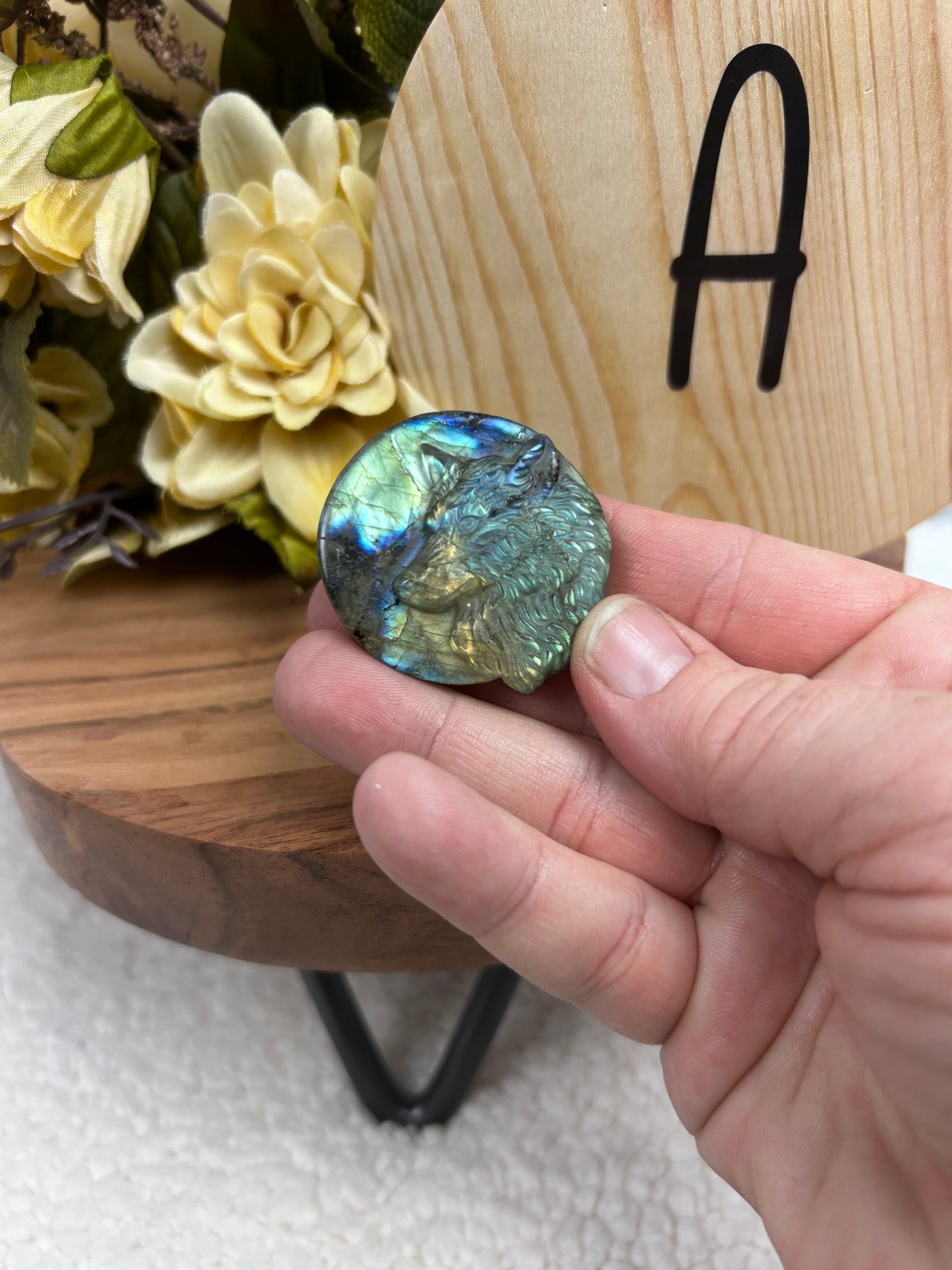 Labradorite Carving