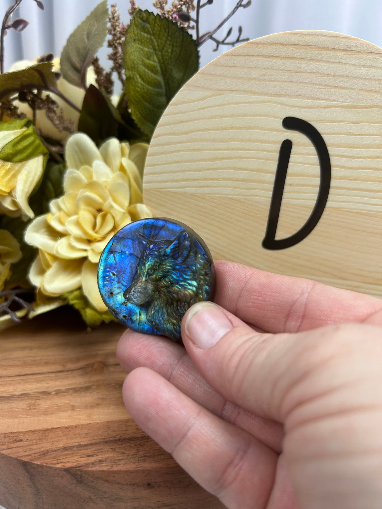 Labradorite Carving