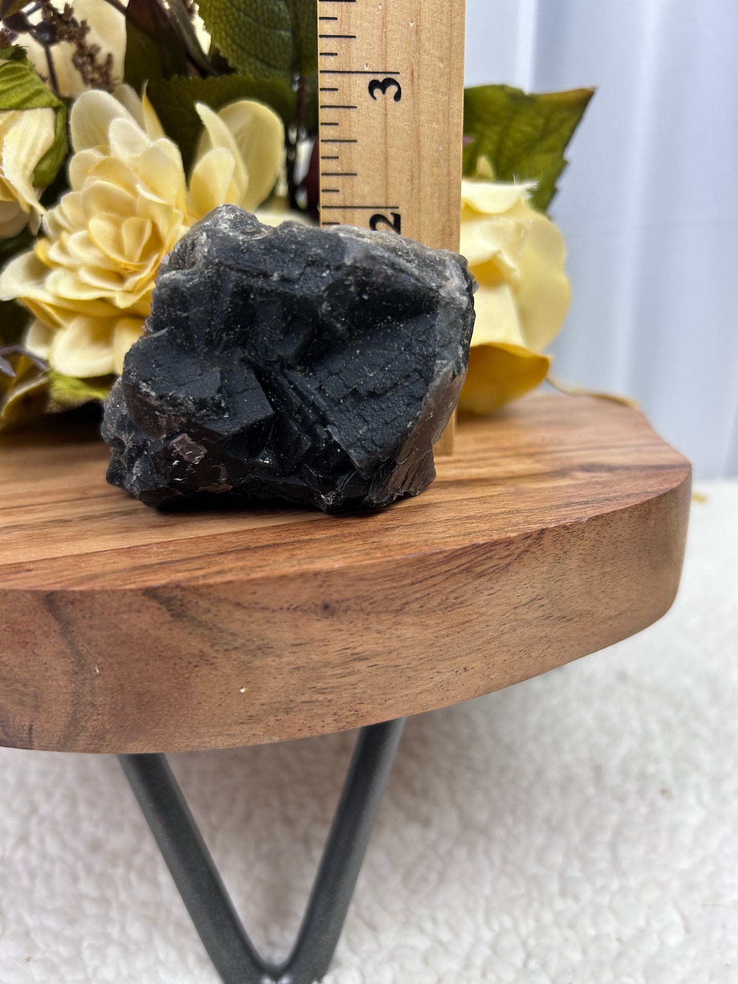 Black Rose Fluorite Specimen