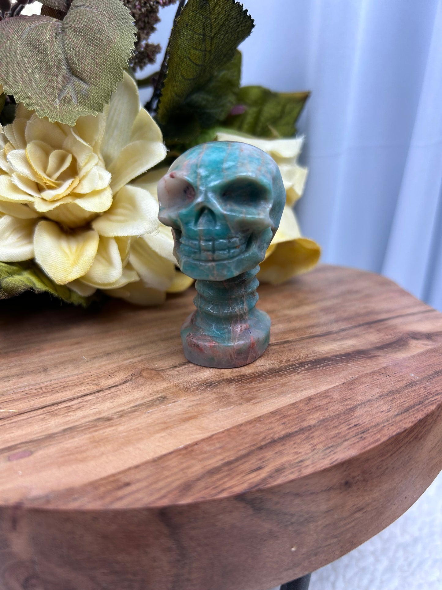 Amazonite Skull