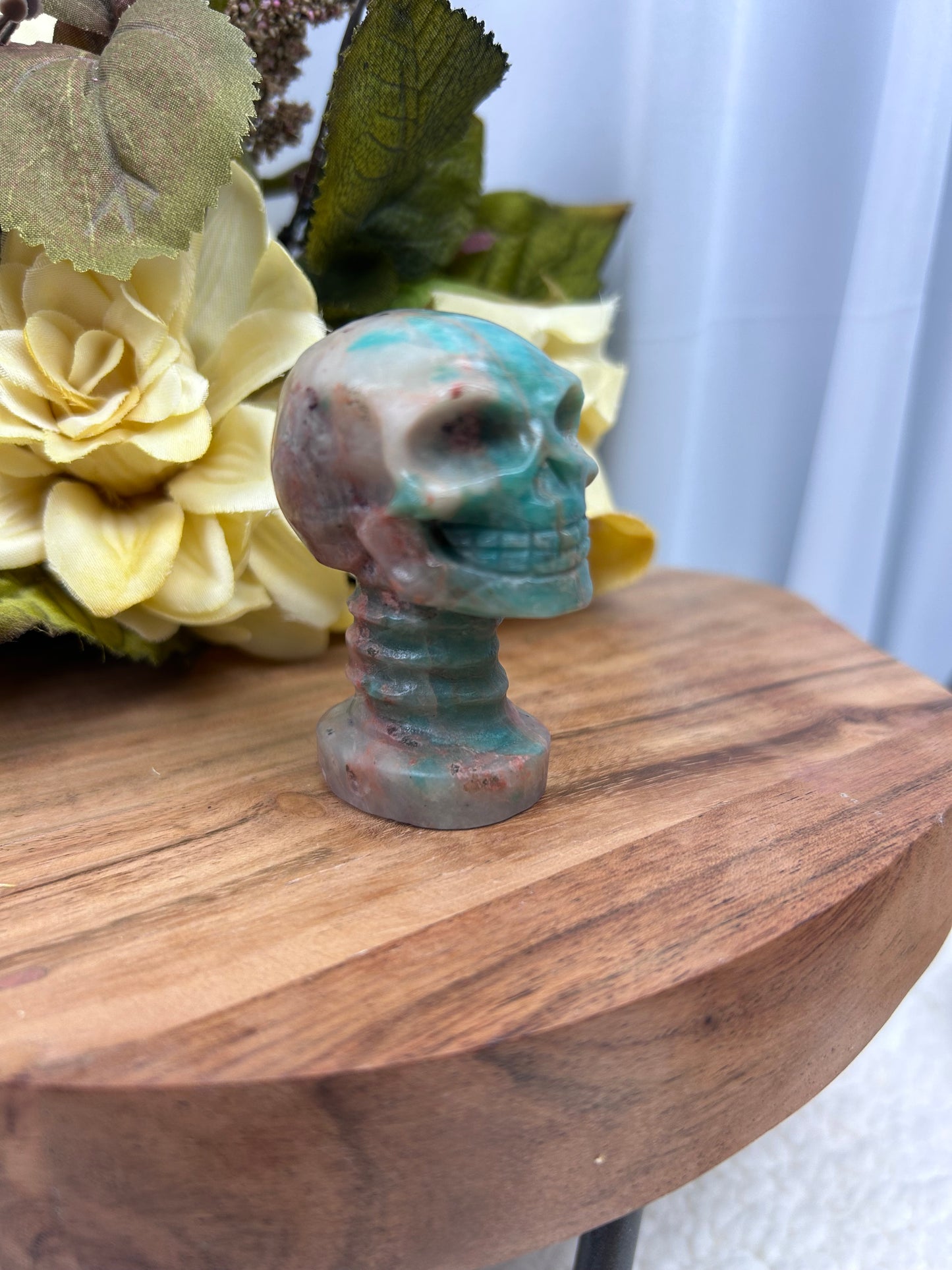 Amazonite Skull