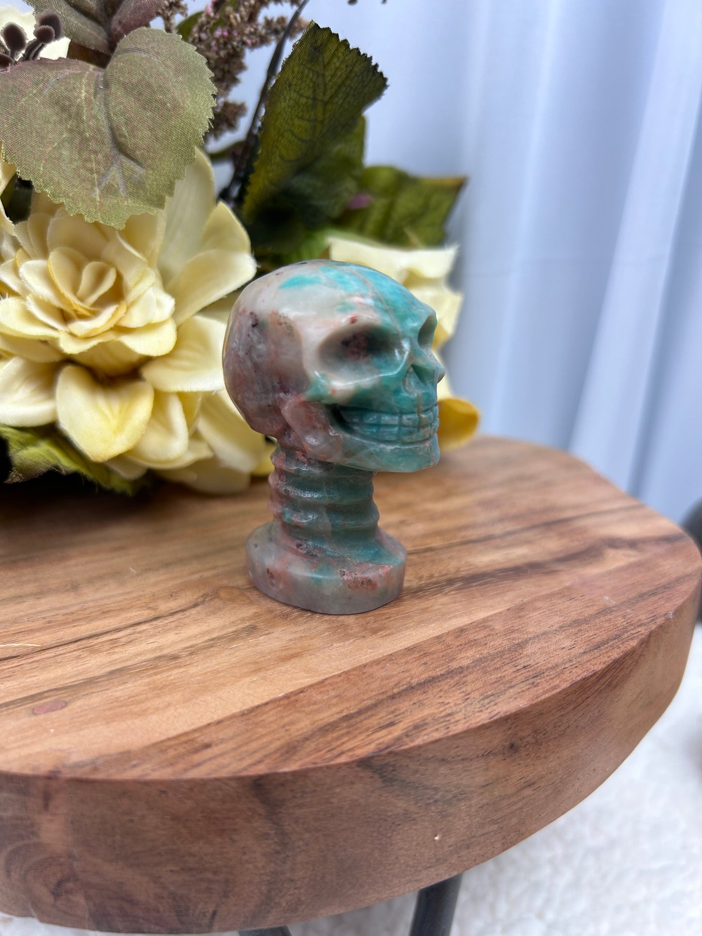 Amazonite Skull