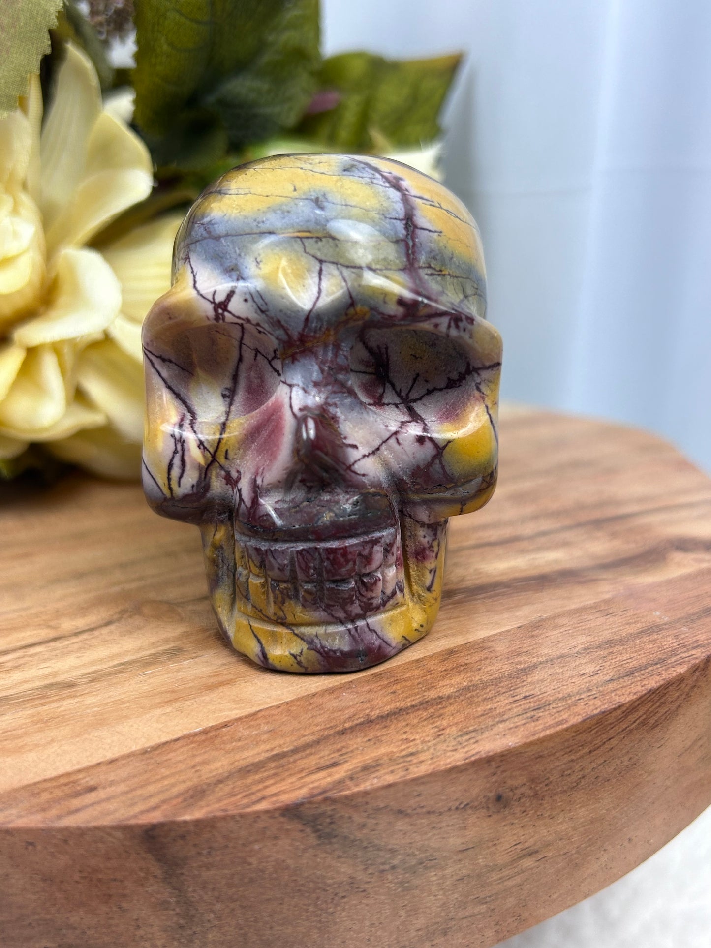 Mookaite Skull
