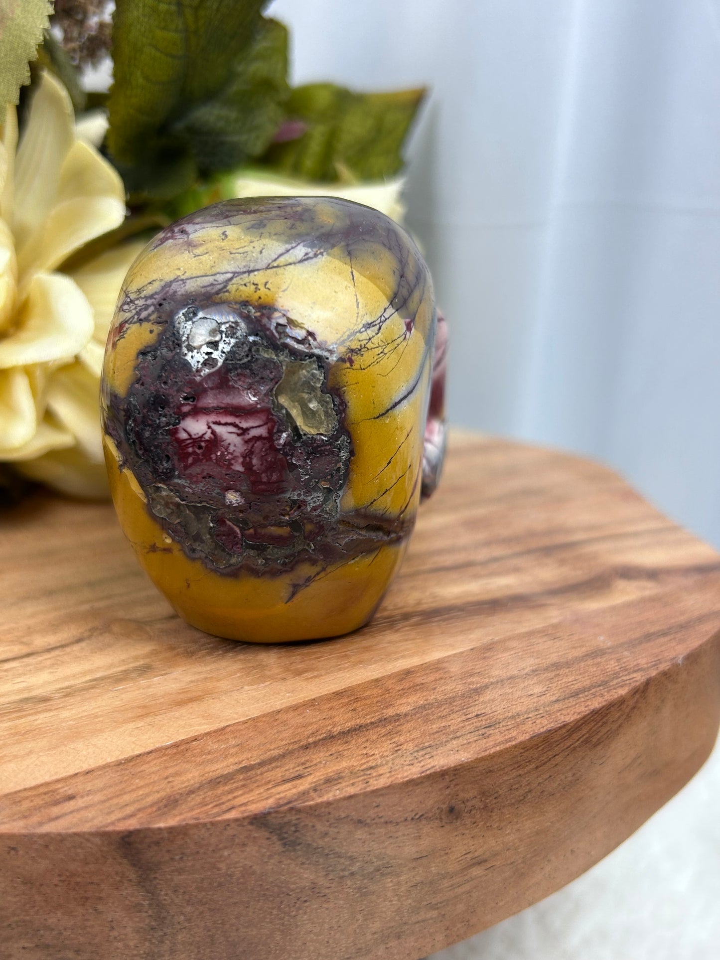 Mookaite Skull