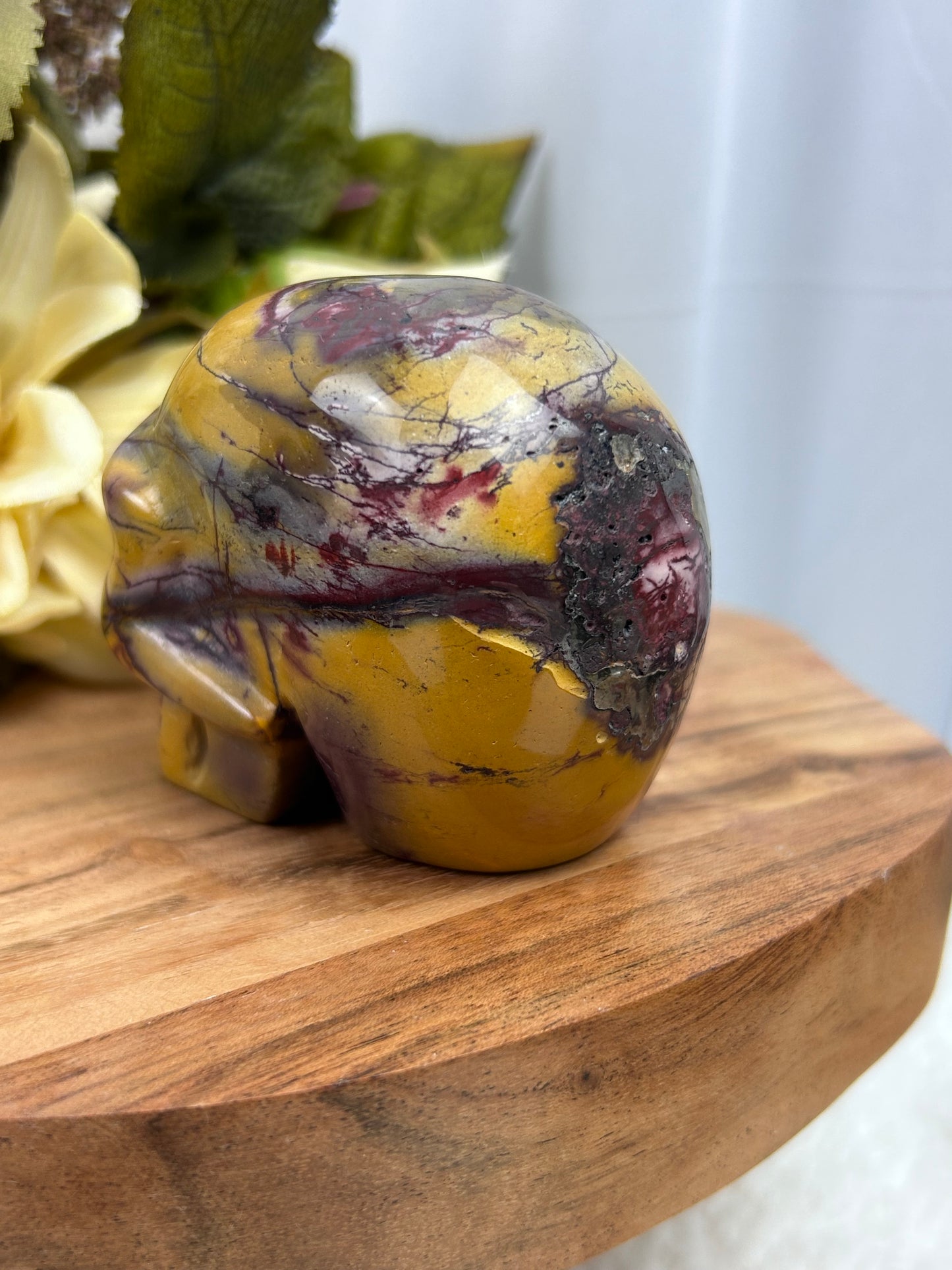 Mookaite Skull