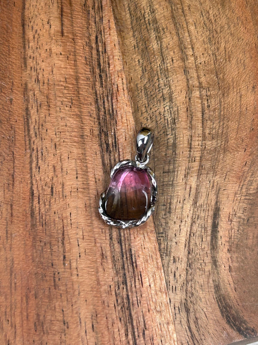 Watermelon Tourmaline Pendant