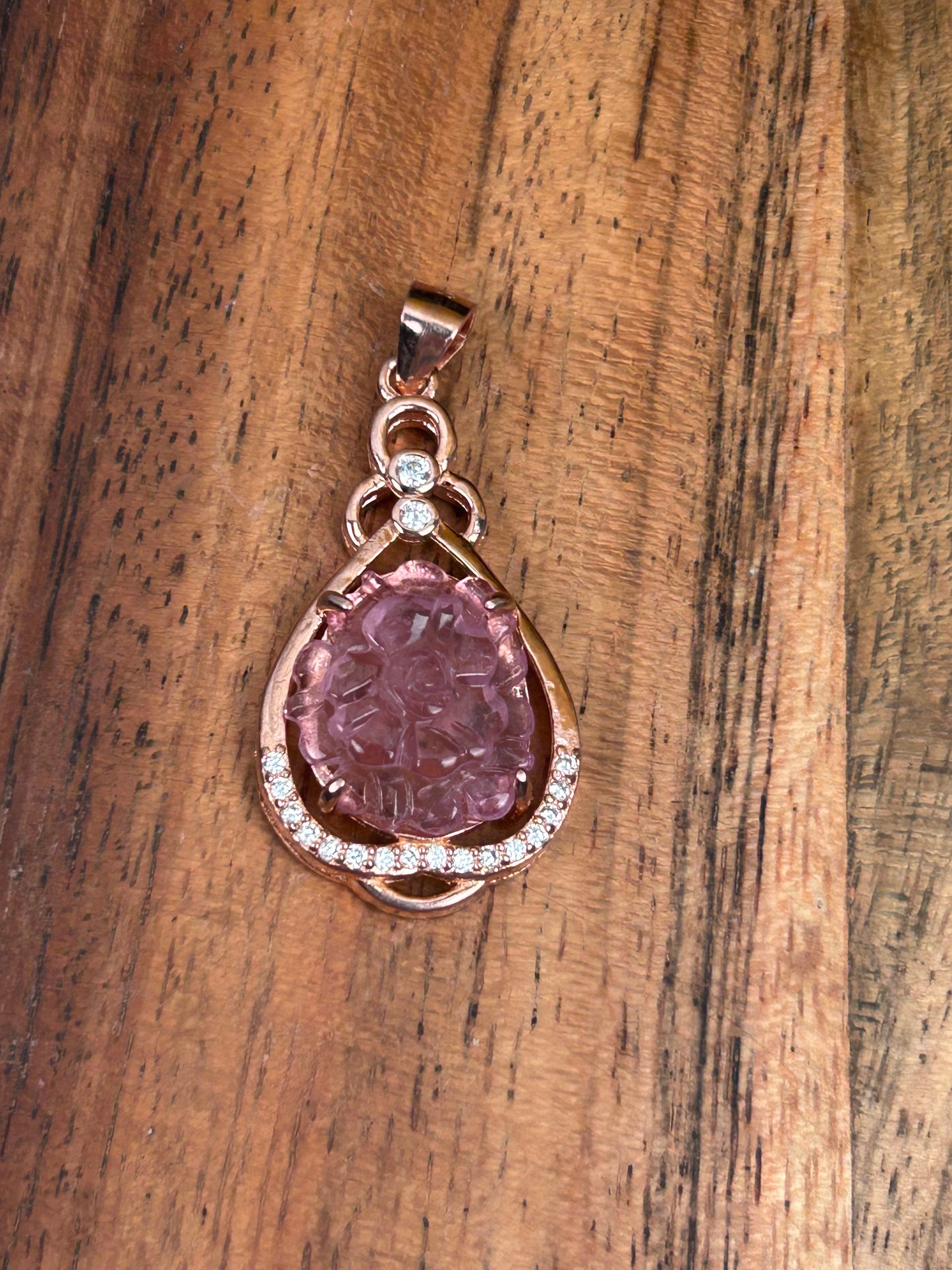 Pink Tourmaline Pendant