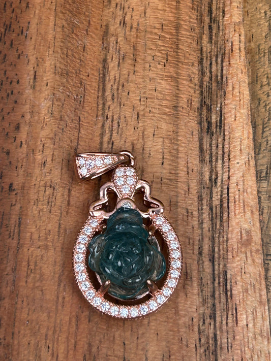 Blue Tourmaline Pendant