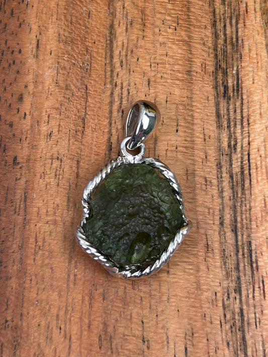 Moldavite Pendant