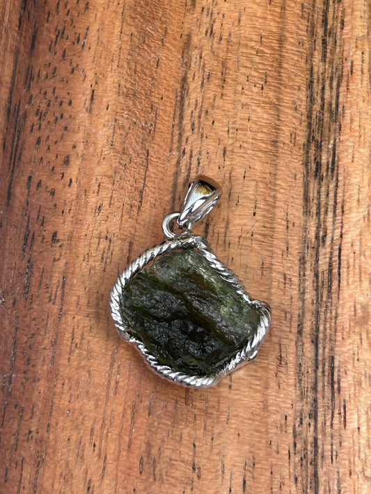 Moldavite Pendant
