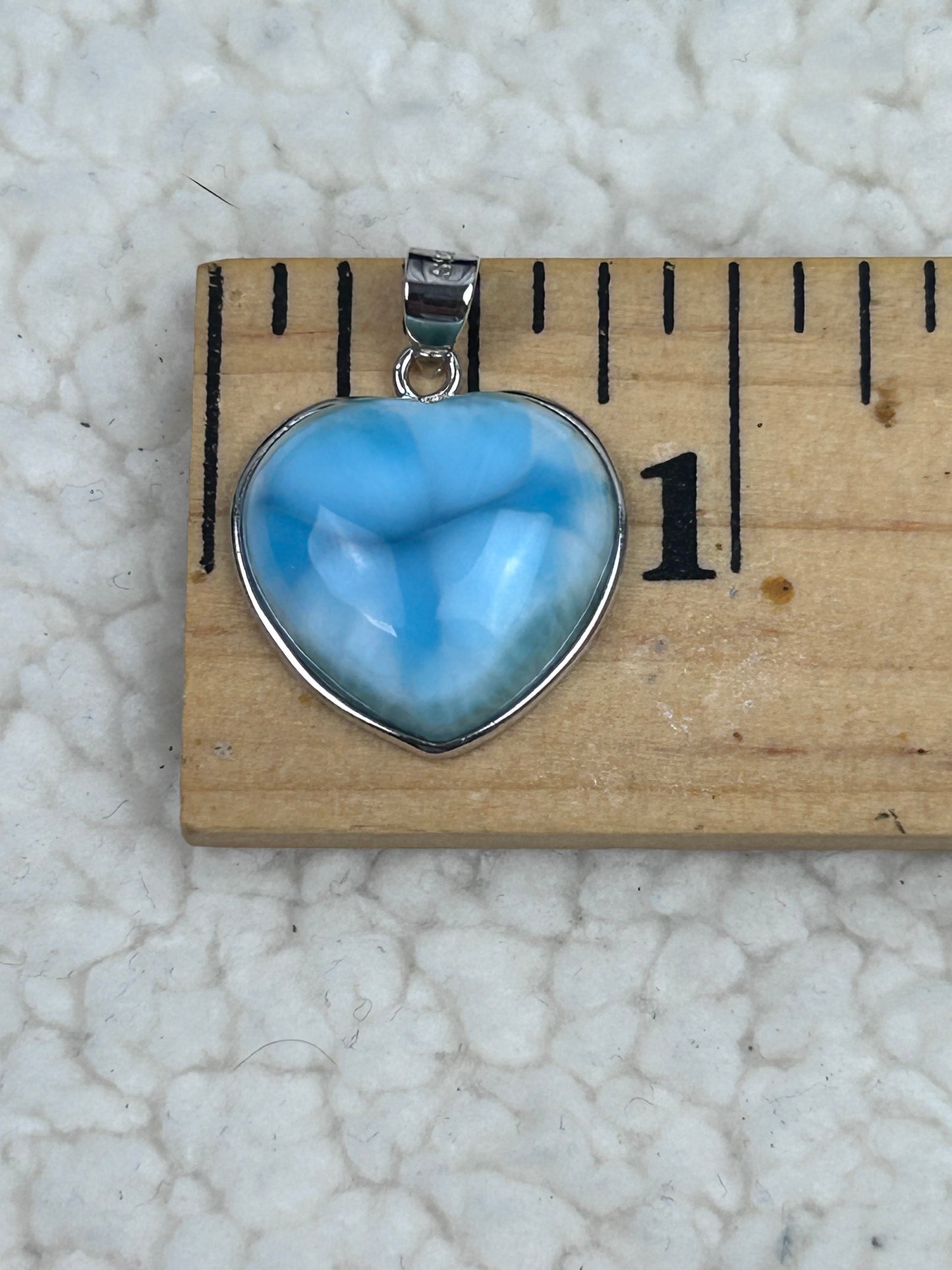Larimar Heart Pendant