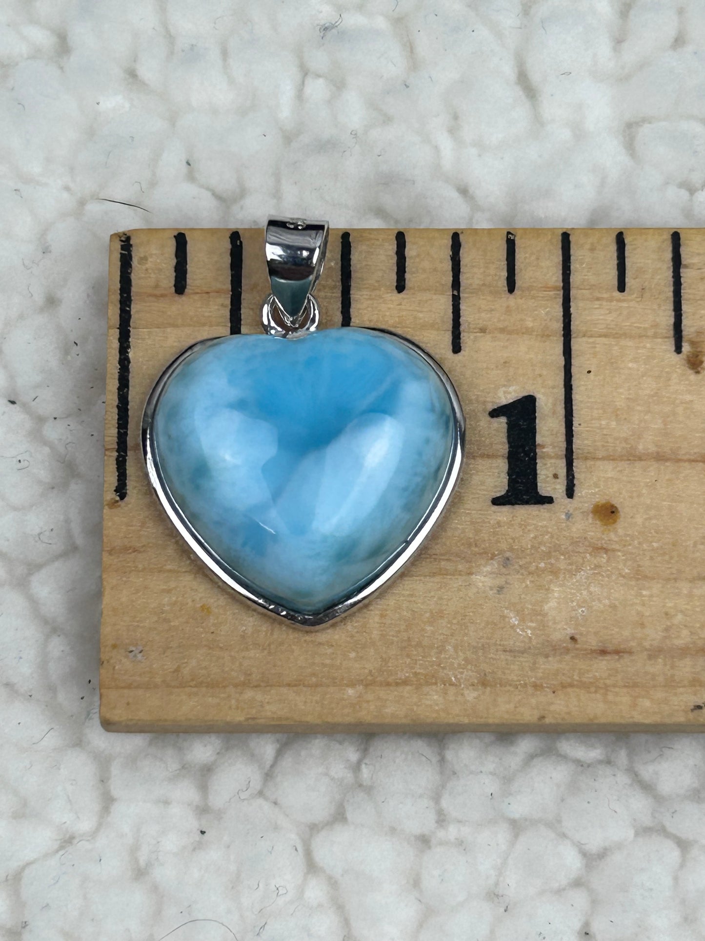 Larimar Heart Pendant