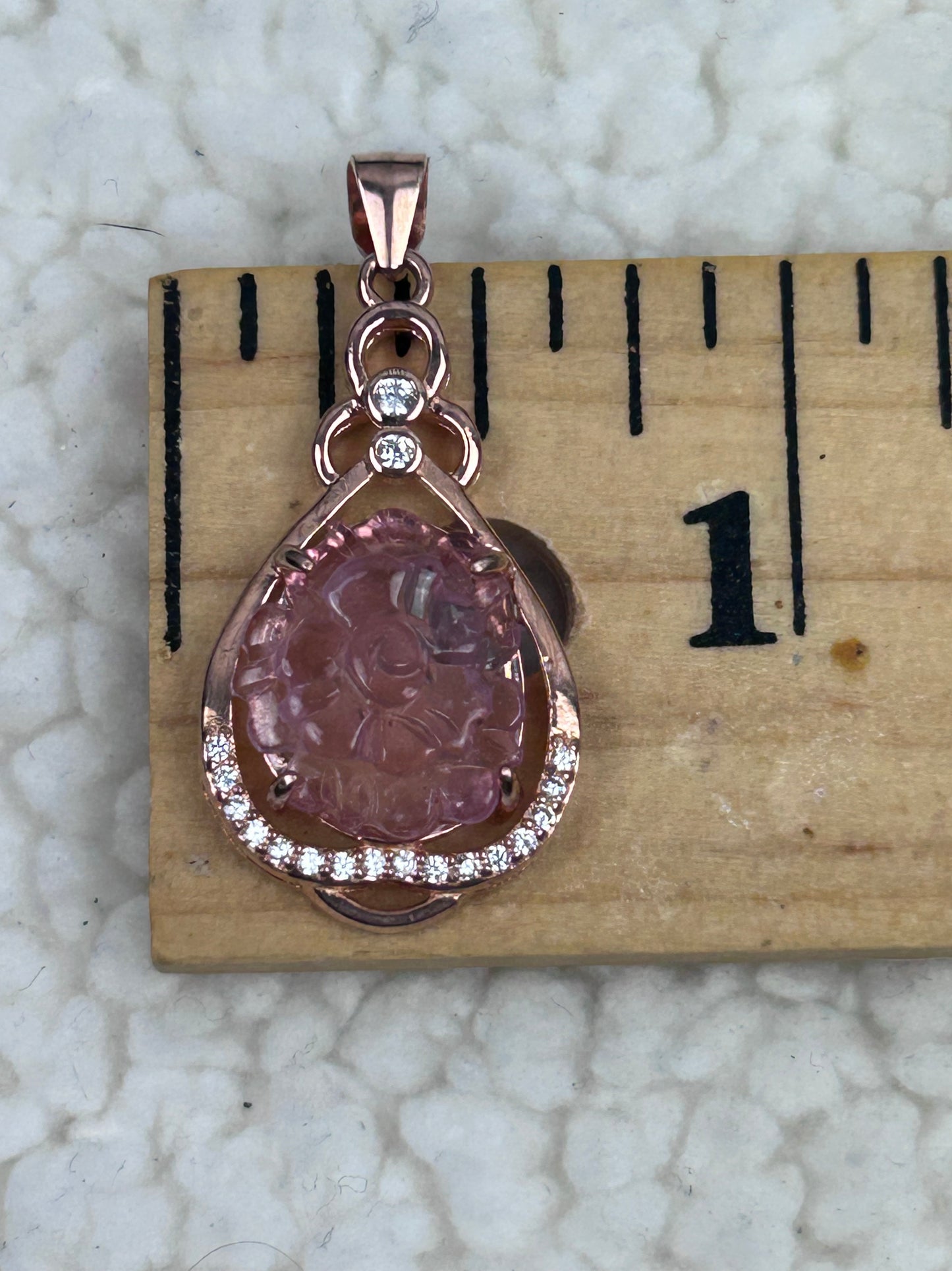 Pink Tourmaline Pendant