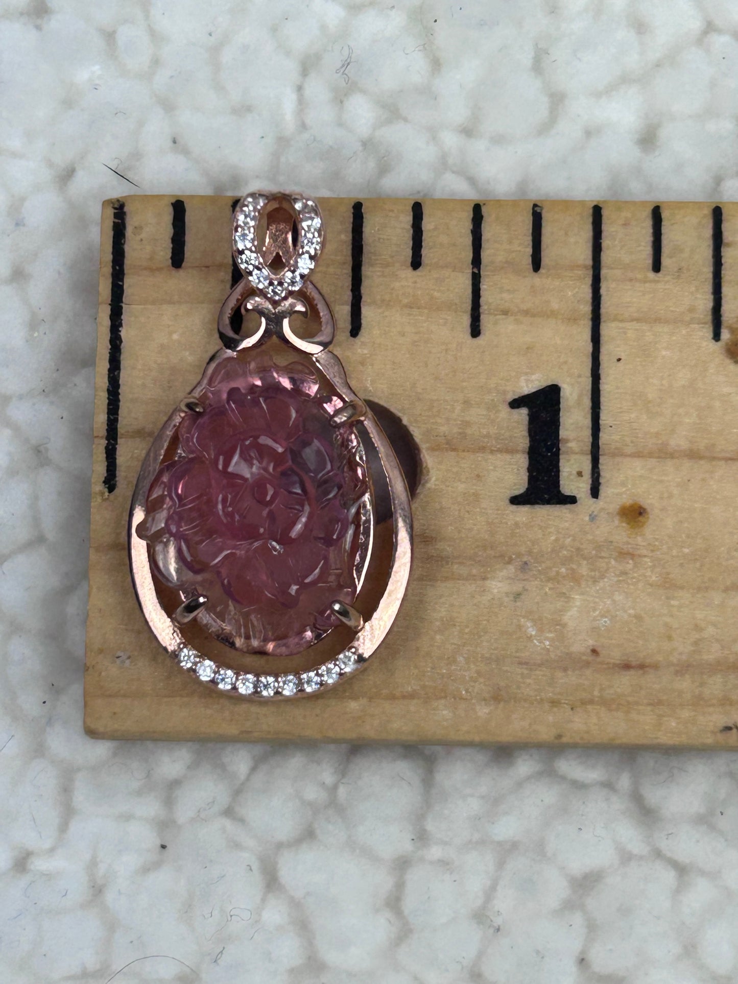 Pink Tourmaline Pendant