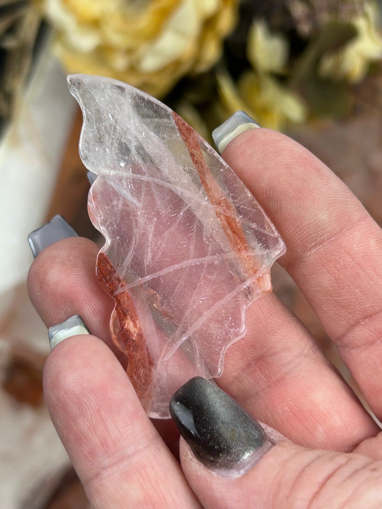 1 Fire Quartz Butterfly Wing