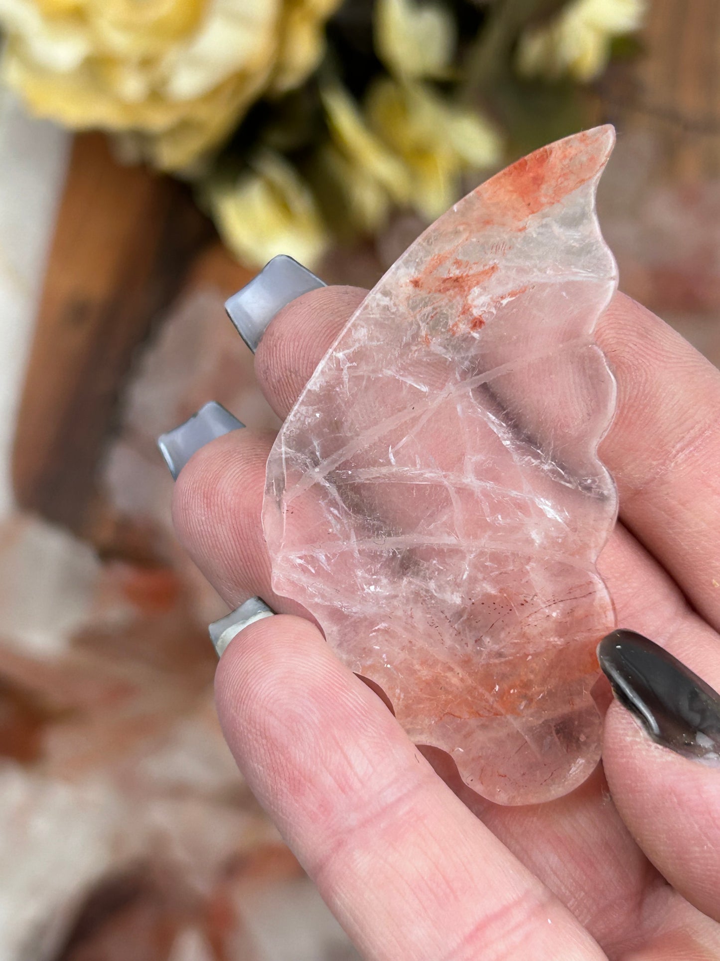 1 Fire Quartz Butterfly Wing