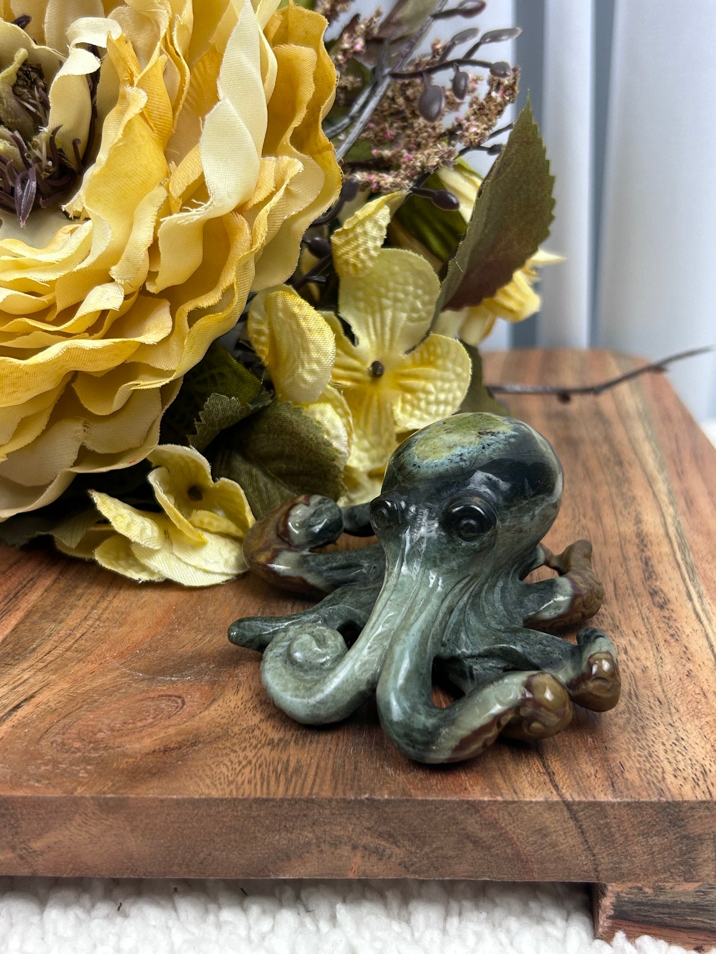 Polychrome Jasper Octopus