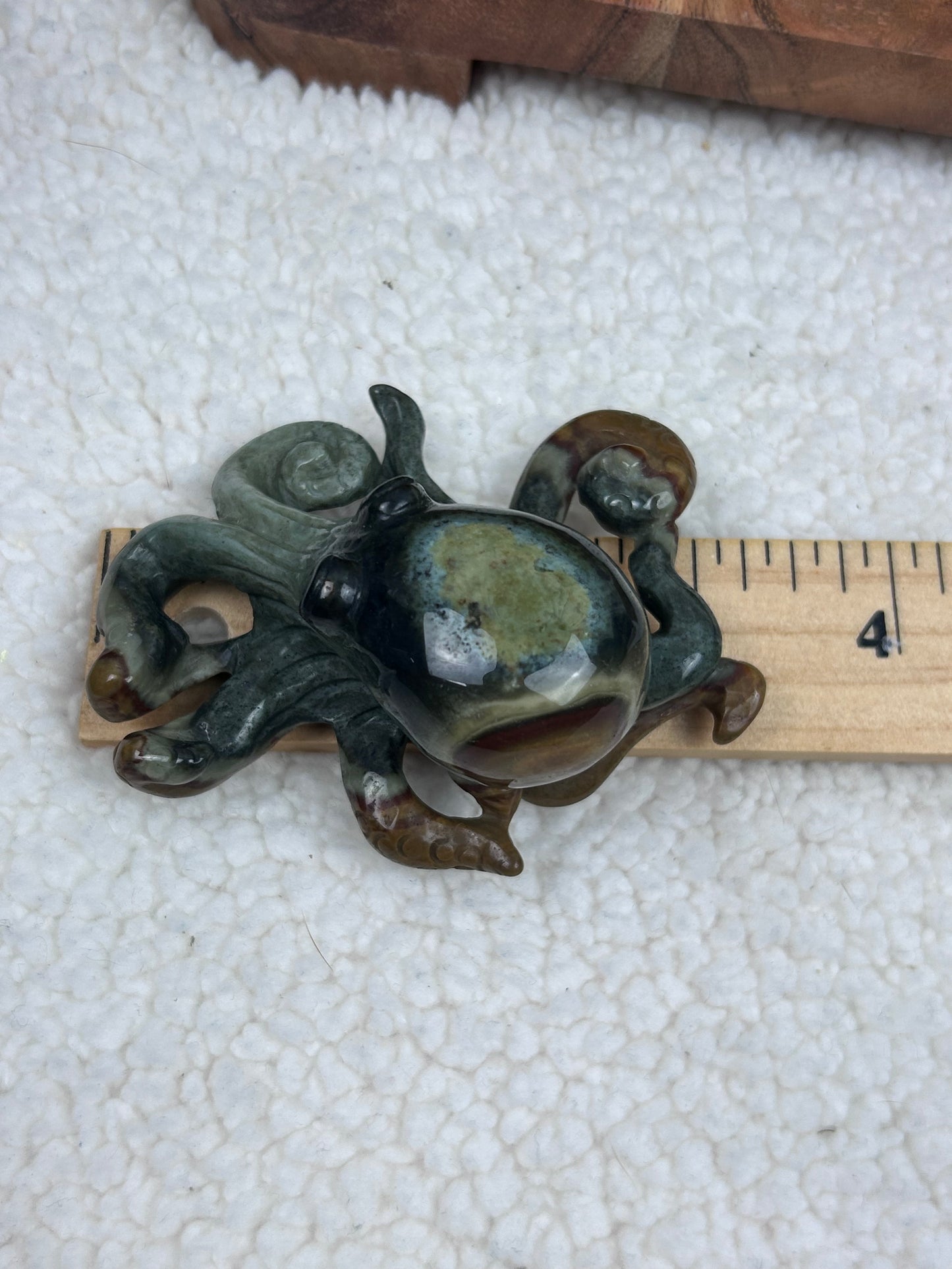 Polychrome Jasper Octopus