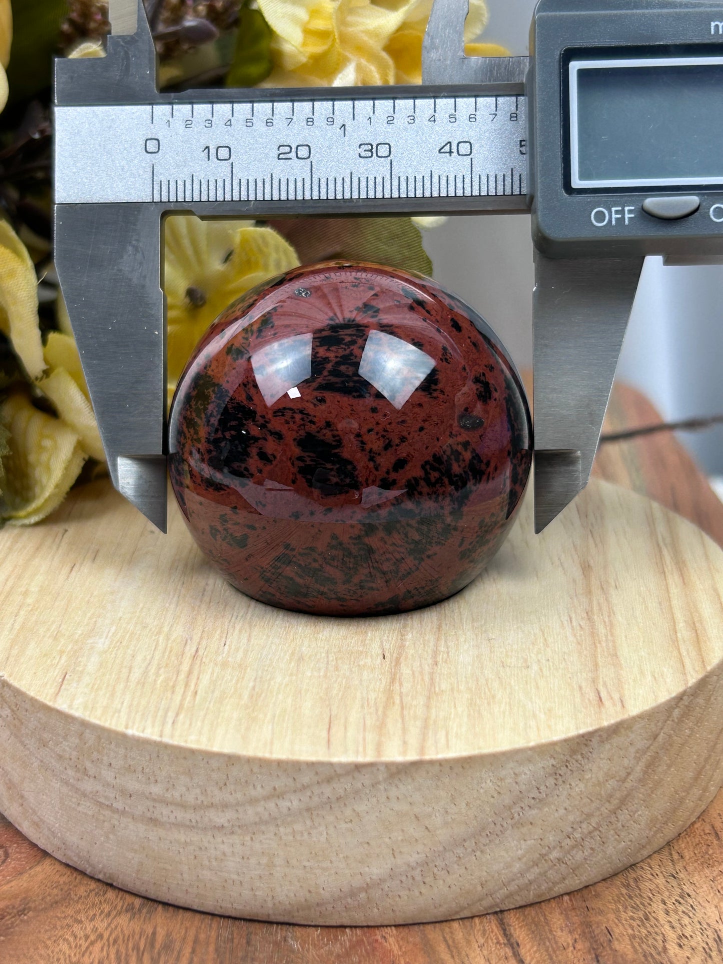 Mahogany Obsidian Sphere
