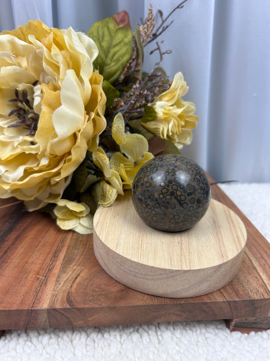 Leopardskin Jasper Sphere