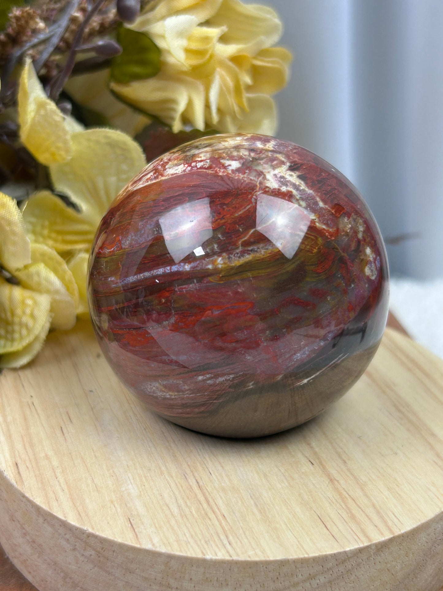 Petrified Wood Sphere