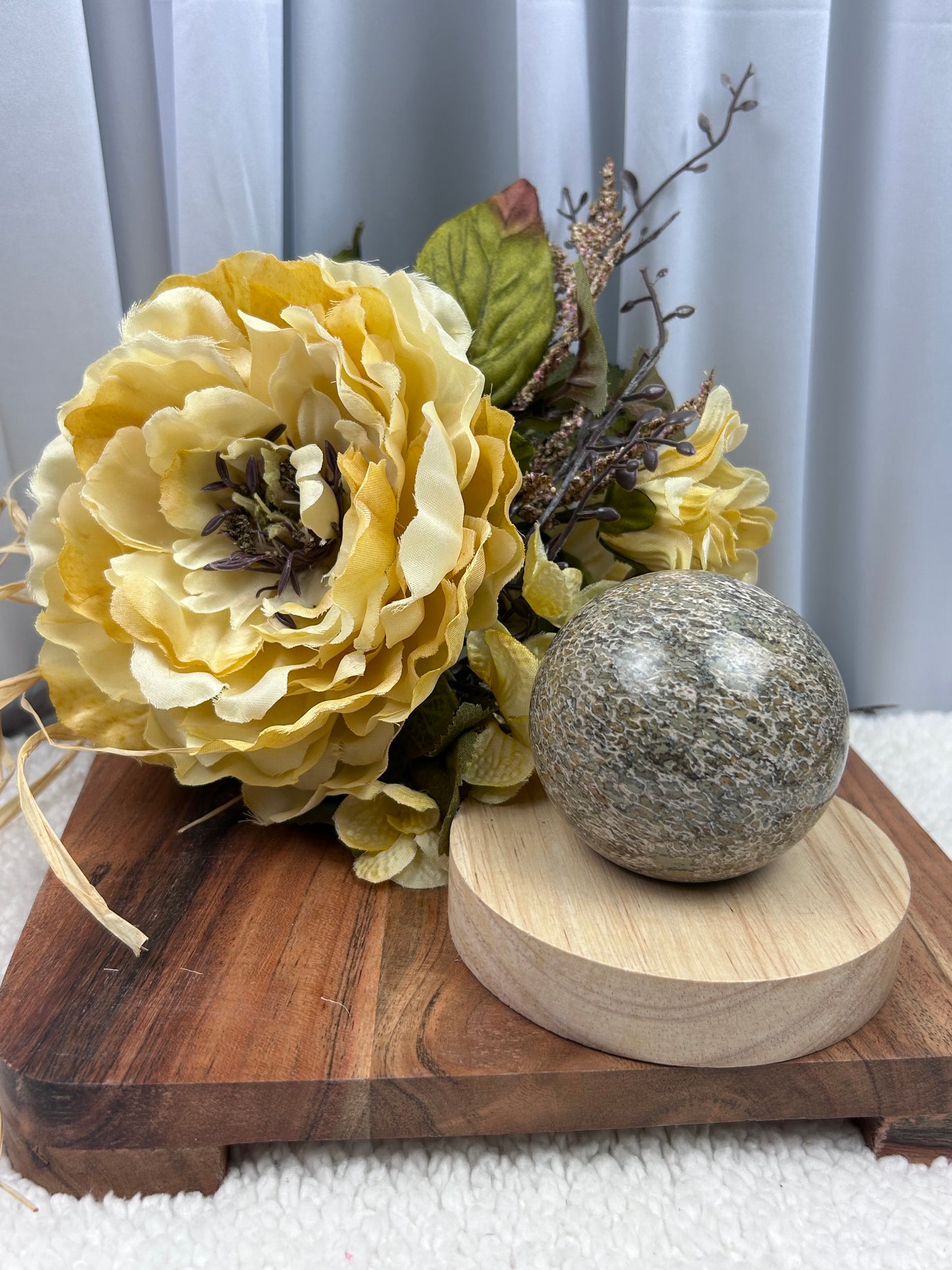 Dinosaur Bone Fossil Sphere