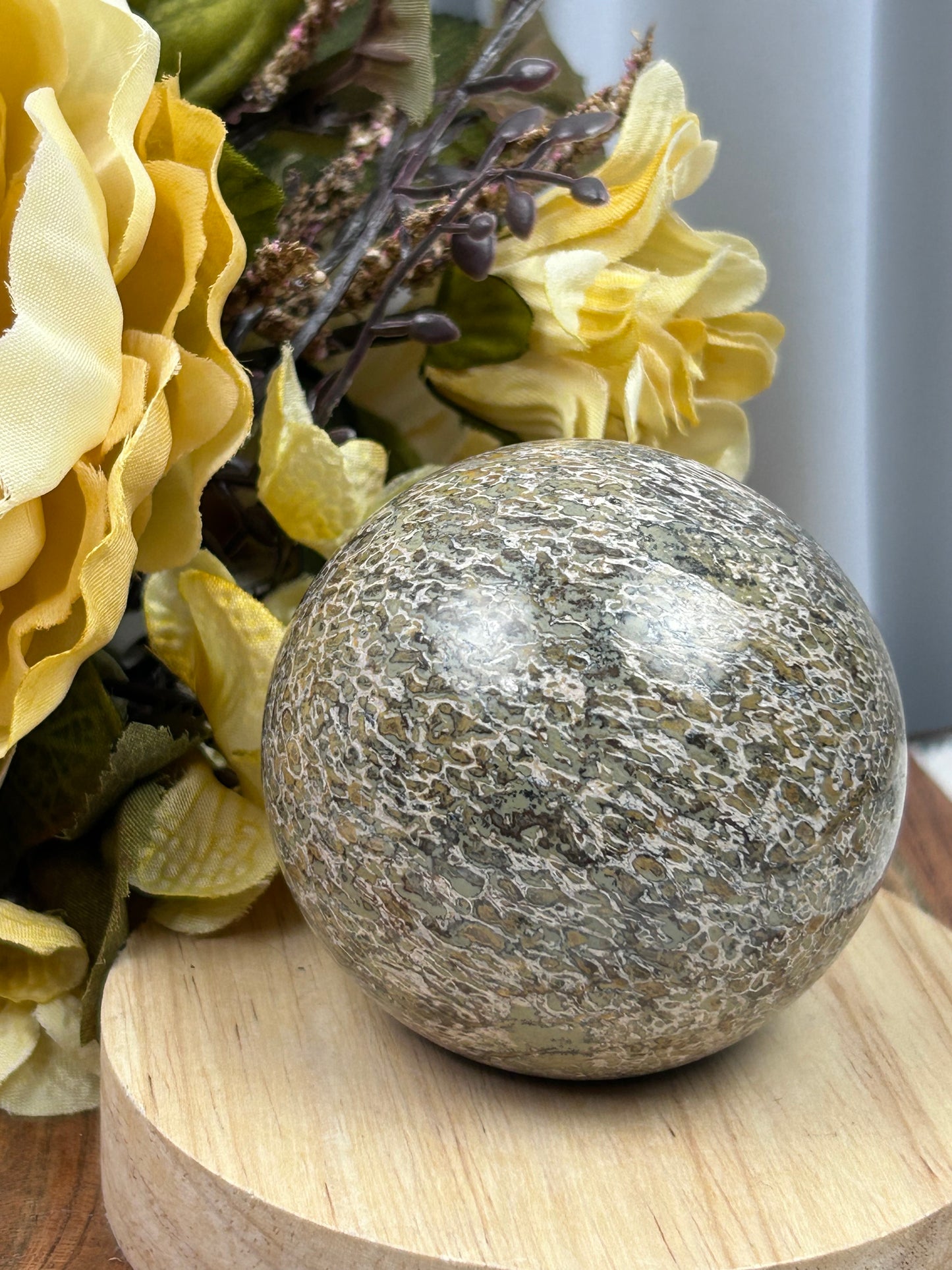 Dinosaur Bone Fossil Sphere