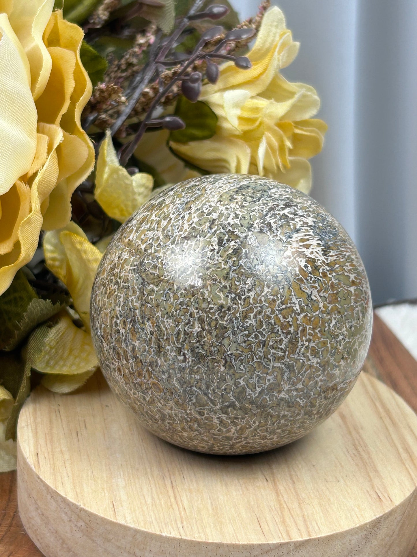 Dinosaur Bone Fossil Sphere