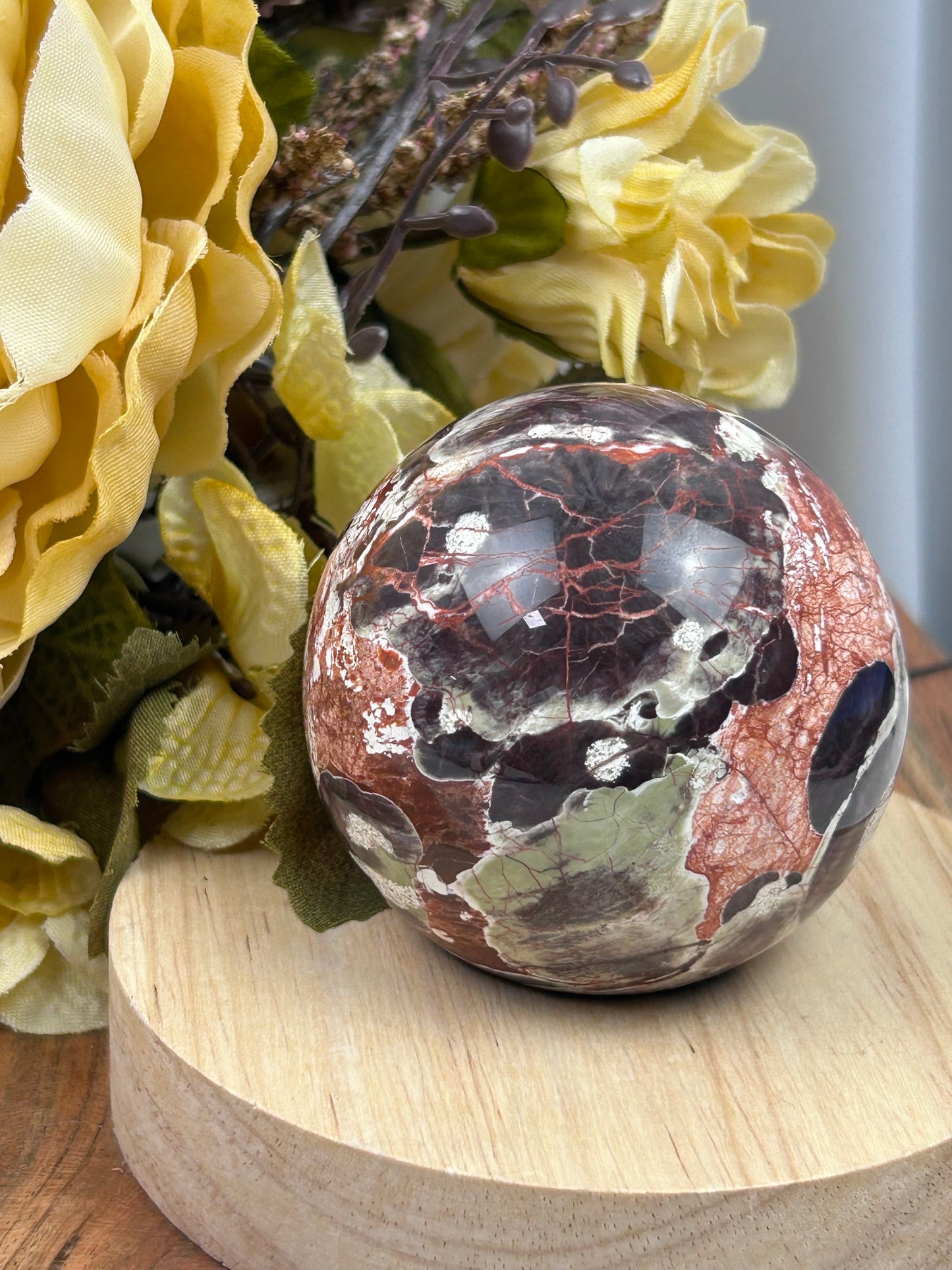 Money Agate Sphere