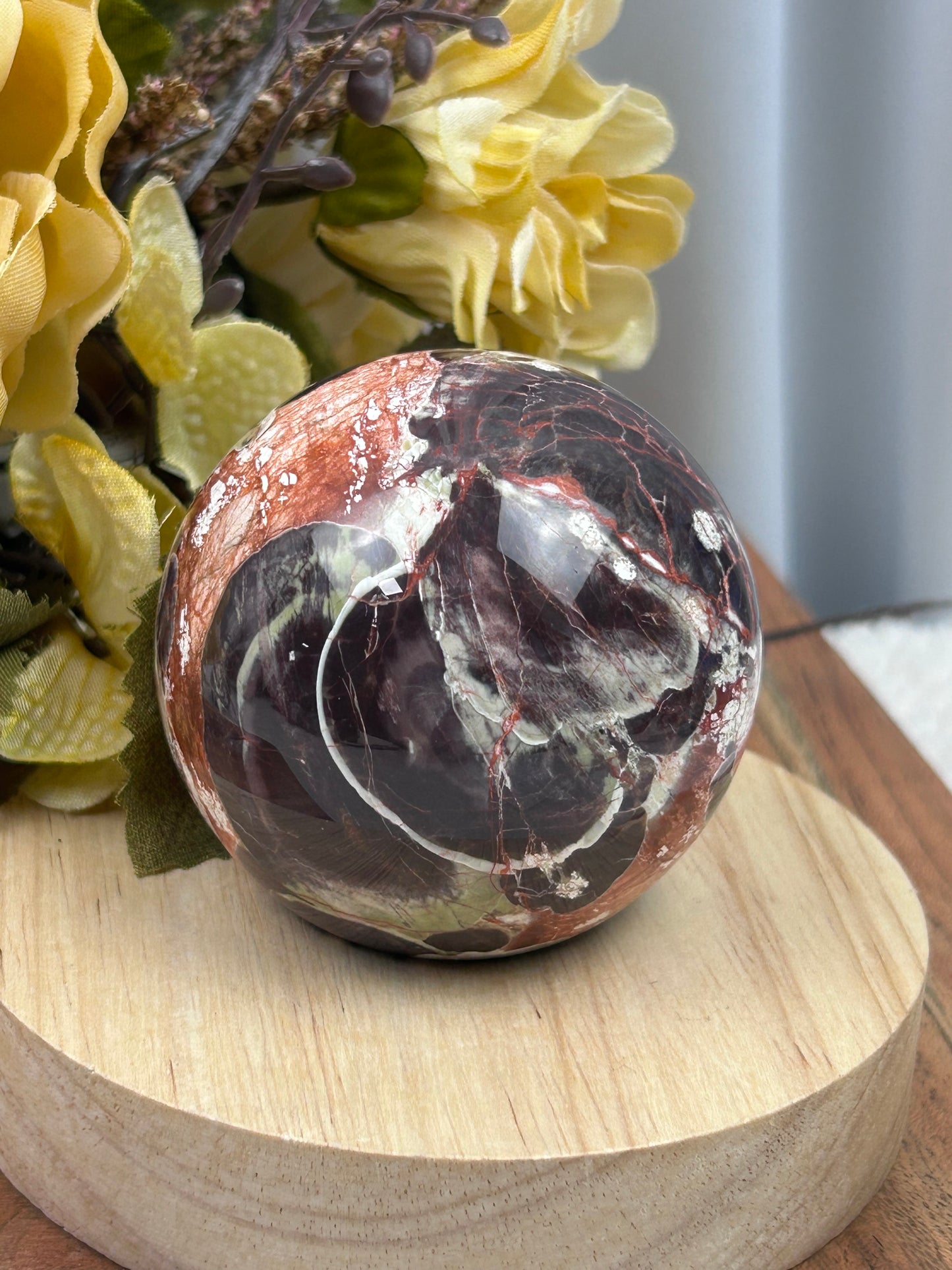Money Agate Sphere