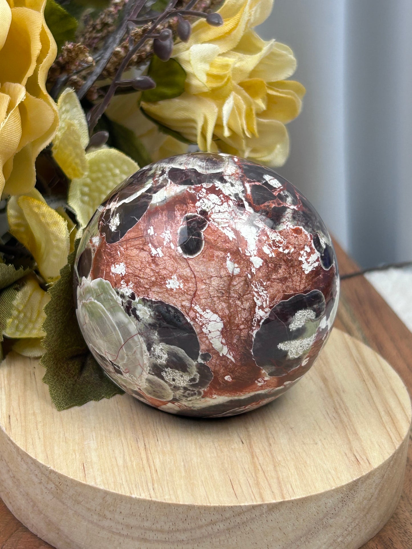 Money Agate Sphere